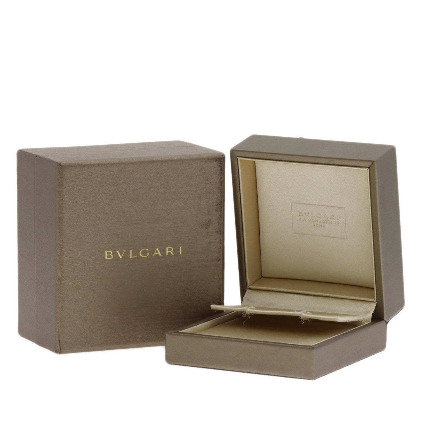 Bvlgari B-Zero1 Black Ceramic Earrings In 18K Pink Gold