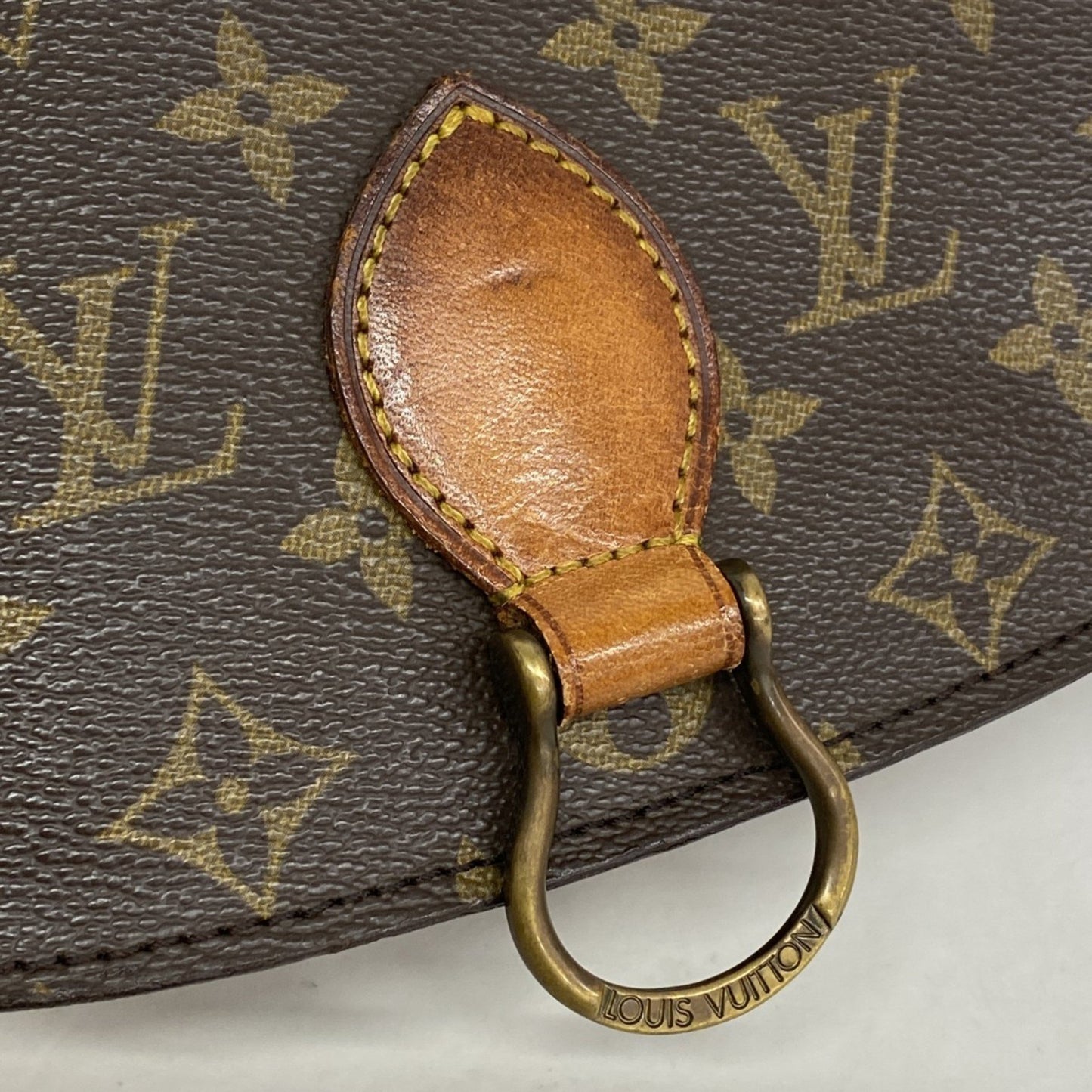 Louis Vuitton Monogram Saint-Cloud Mm Shoulder Bag M51243 Brown