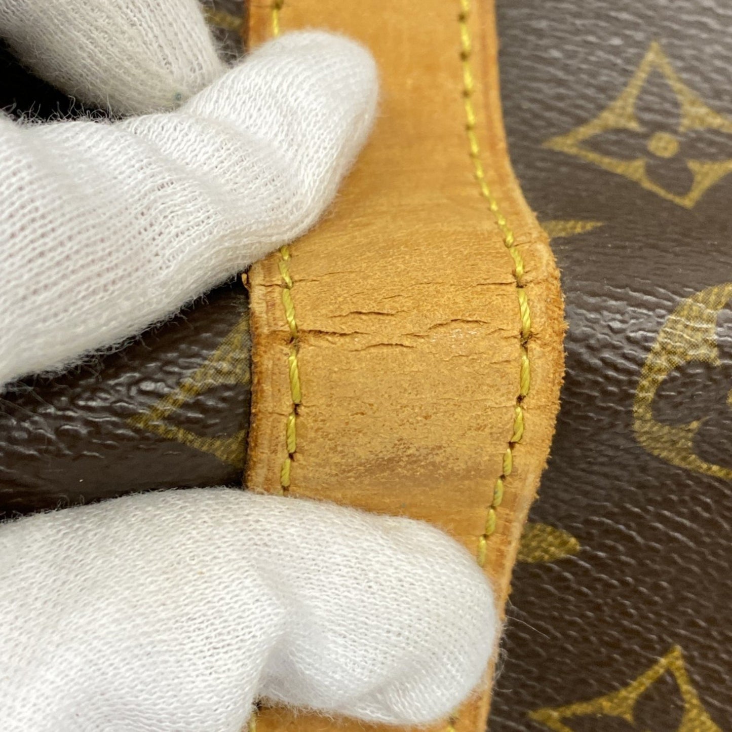 Louis Vuitton Monogram Keepall 55 Boston Bag M41424 Brown