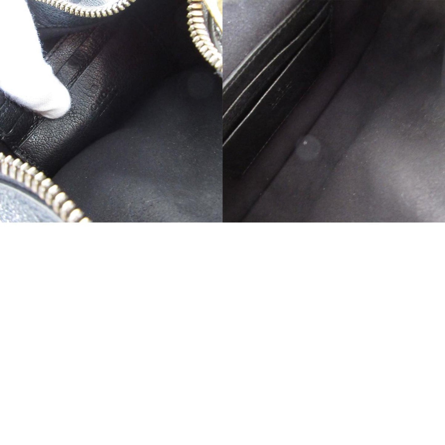 Gucci Shoulder Bag Gg Marmont Leather Black Gold