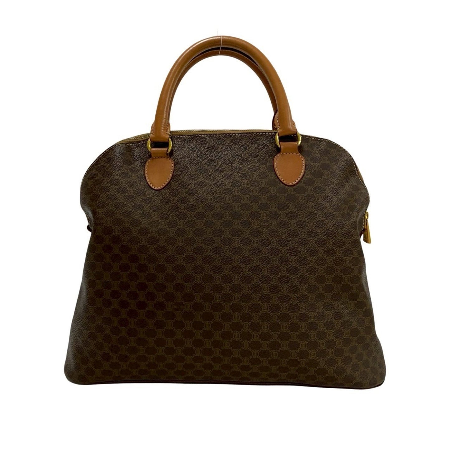 Celine Macadam Blason Triomphe Leather Handbag/Mini Tote Bag