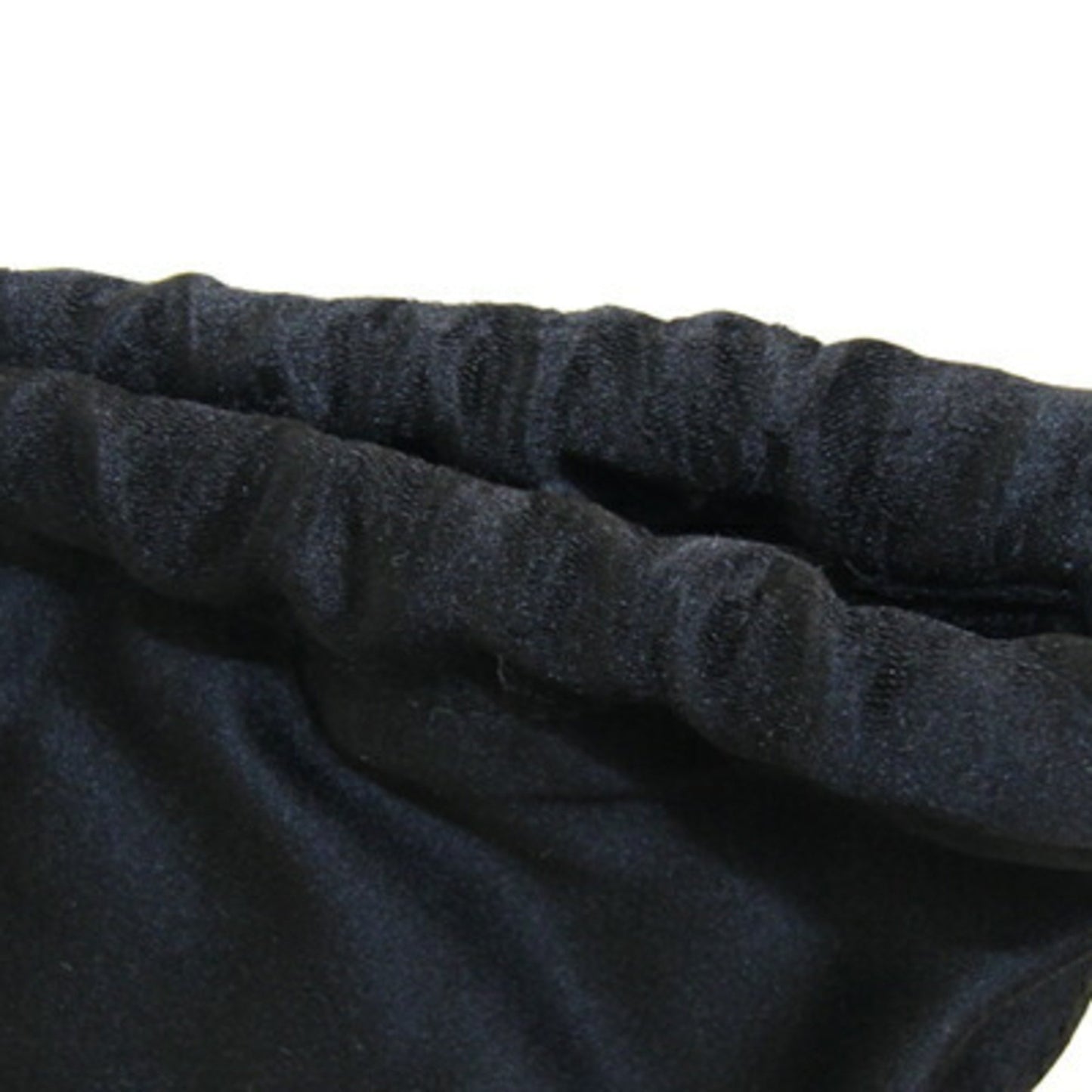 Miu Miu Miu Bag Black Satin Rhinestone Beads Chain Shoulder Pochette