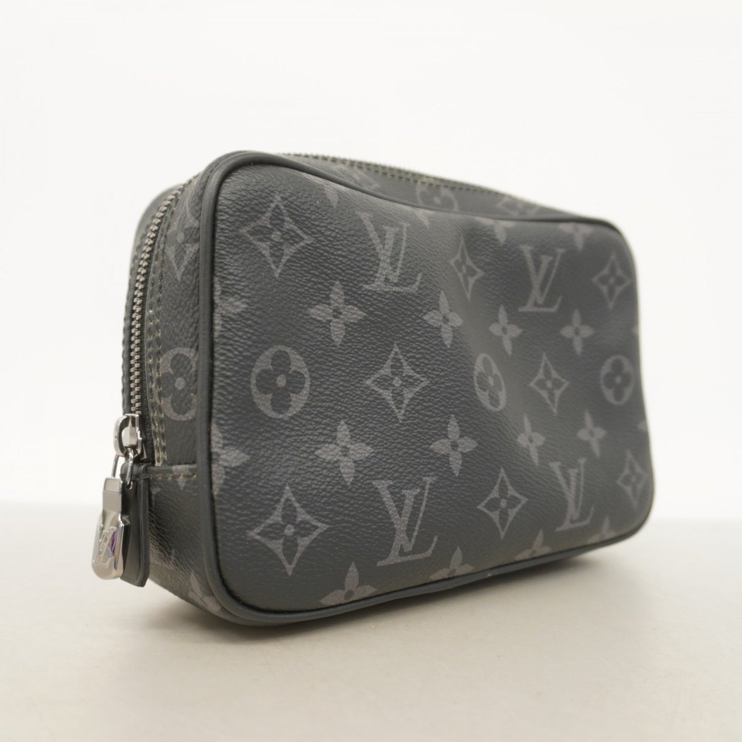 Louis Vuitton Monogram Eclipse True Toilette Pm Pouch M46577 Black