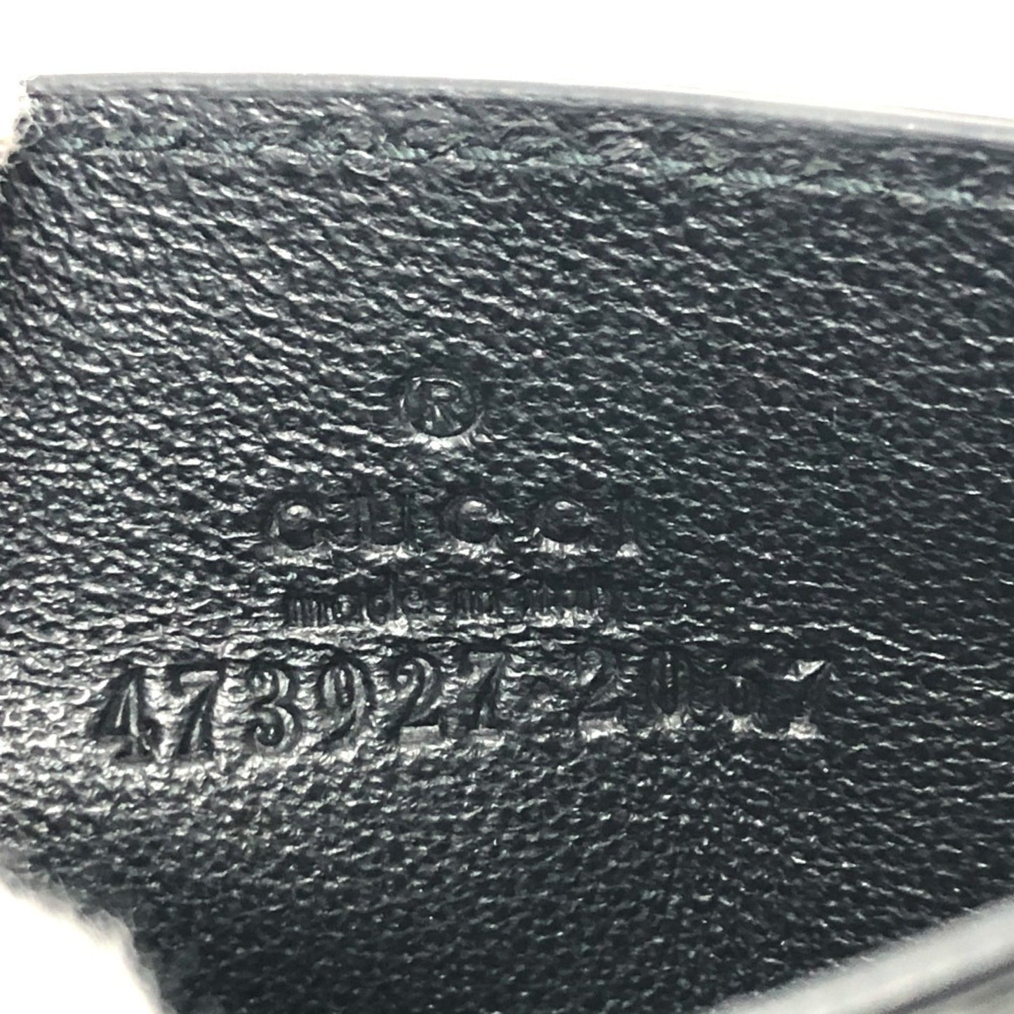 Gucci 473927 Shima Leather Card Case