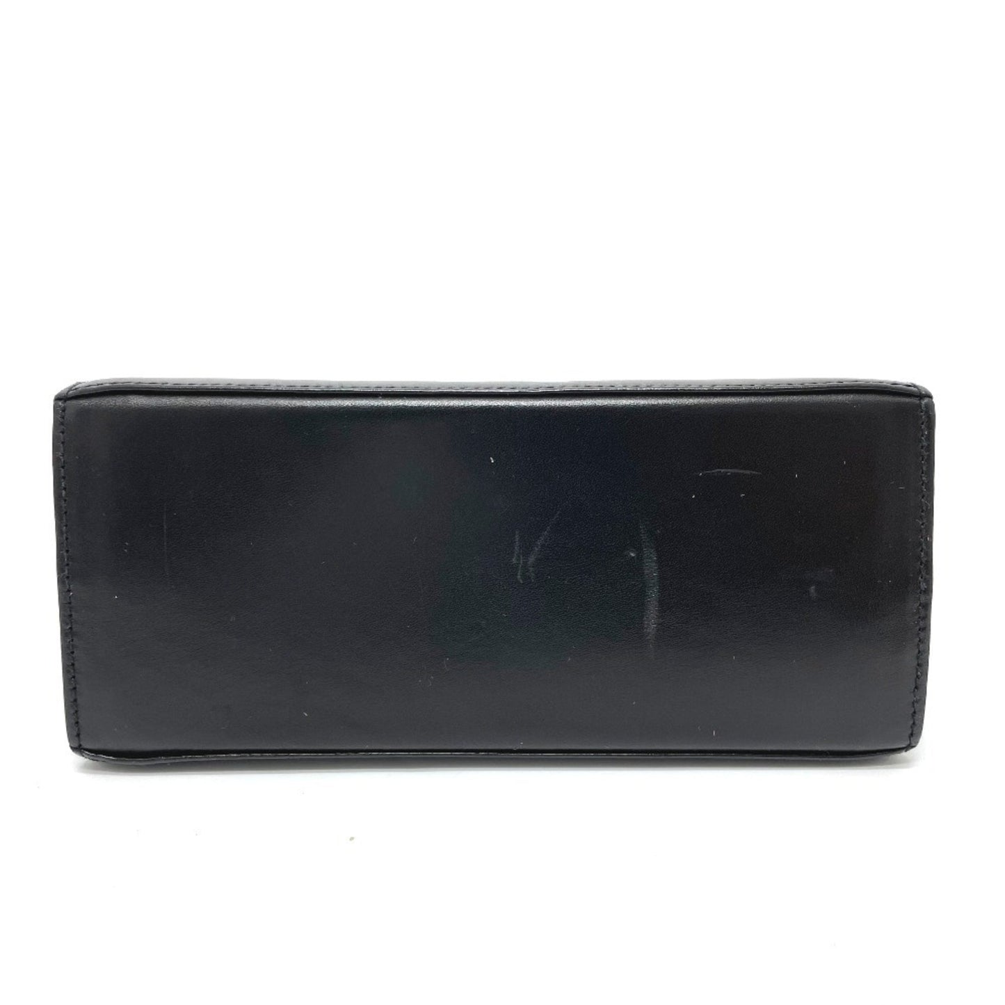 Salvatore Ferragamo Bx-212193 Gancini Bag 2Way Hand Bag Shoulder Bag Black Goldhardware