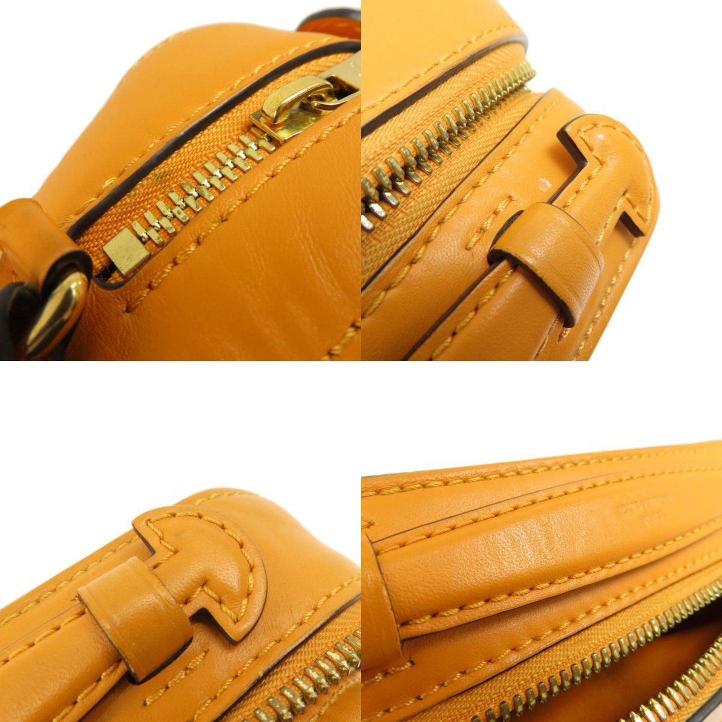 Louis Vuitton N40178 Santa Monica Saffron Damier Ebene Shoulder Bag Canvas