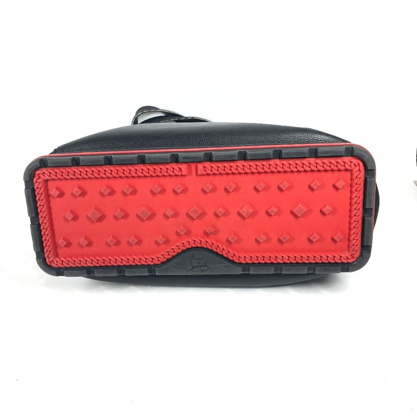 Christian Louboutin Cabiker Small Badge Shoulder Bag Tote Leather