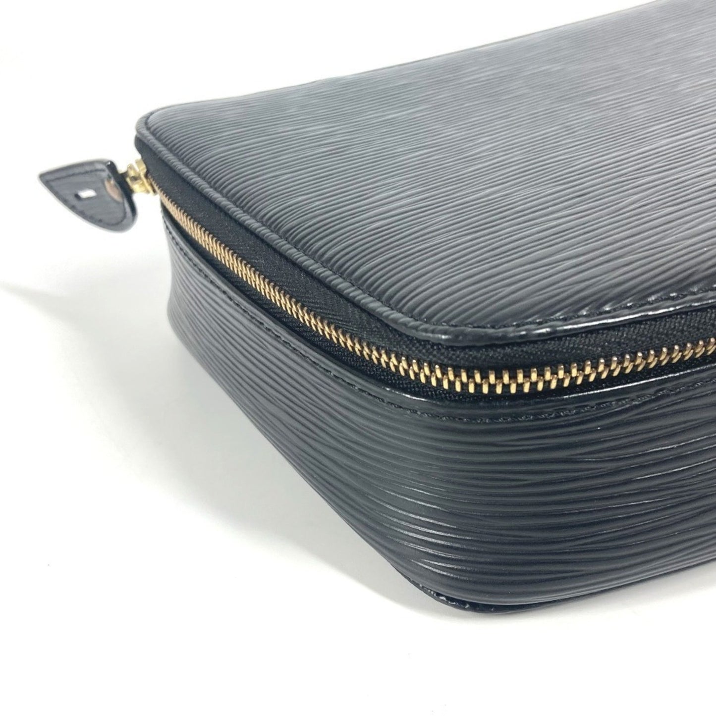 Hermes M48362 Epi Poche Monte Carlo Makeup Pouch Jewelry Case Multi-Pouch Leather