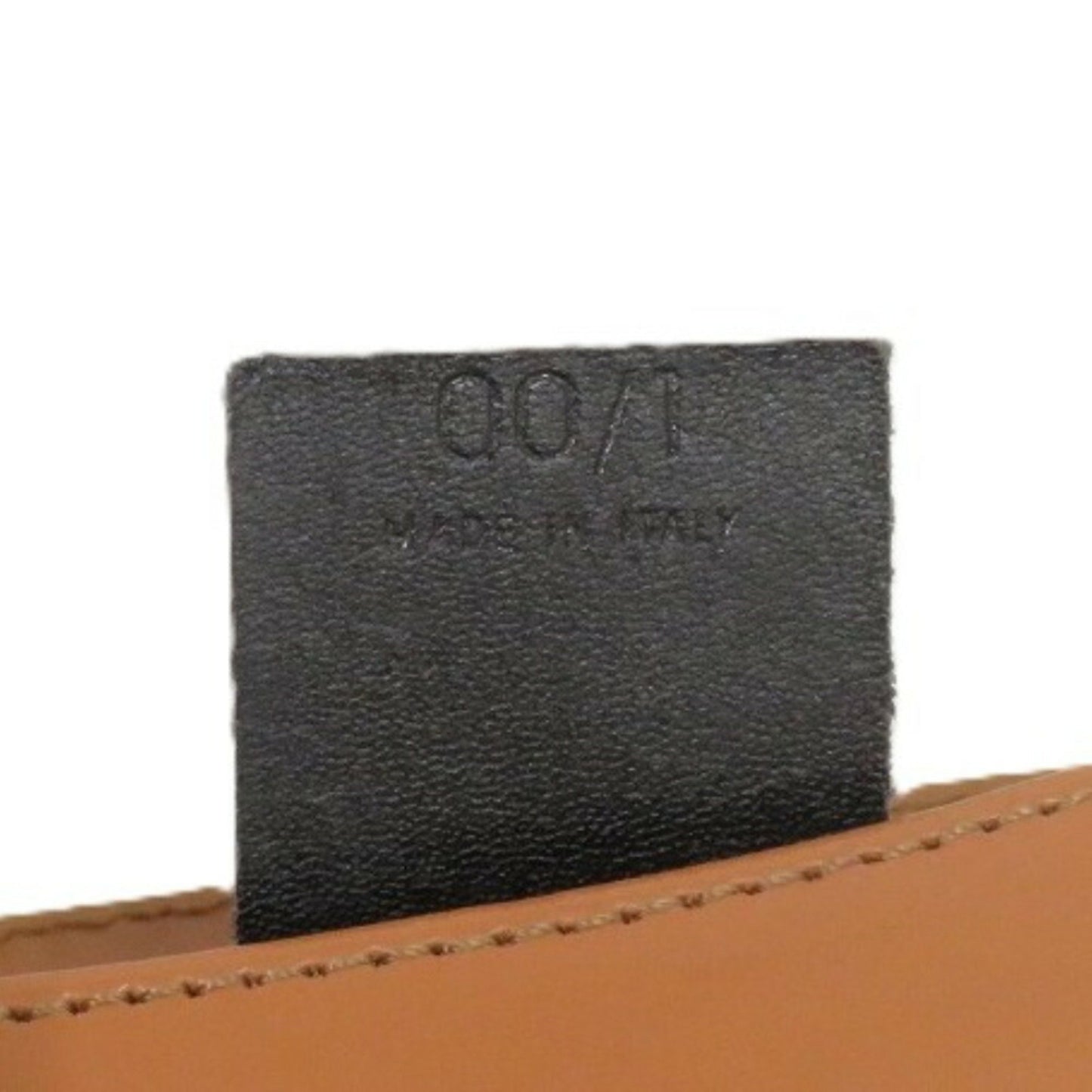 Celine Embossed Leather Camel Shoulder Bag Brown 0441Celine