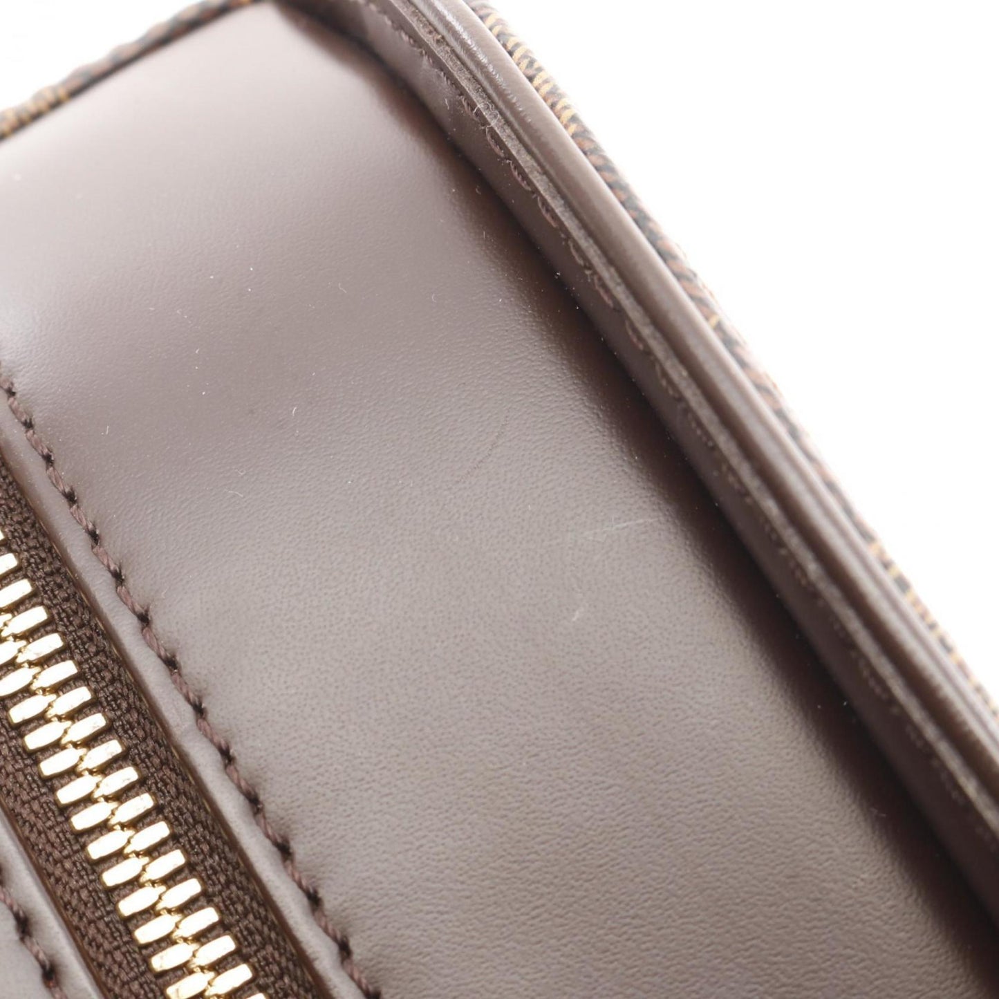 Louis Vuitton Louis Vuitton Saria Horizontal Handbag Bag Coated Canvas Leather Damier