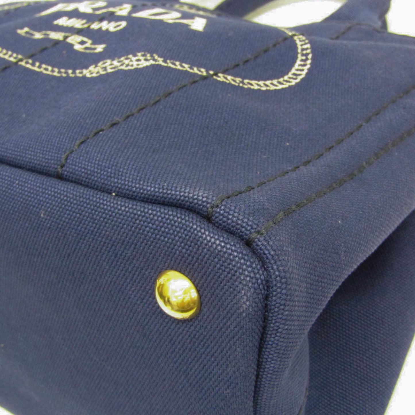 Prada Canapa S Size 1Bg439 Women'S Canvas Shoulder Bag