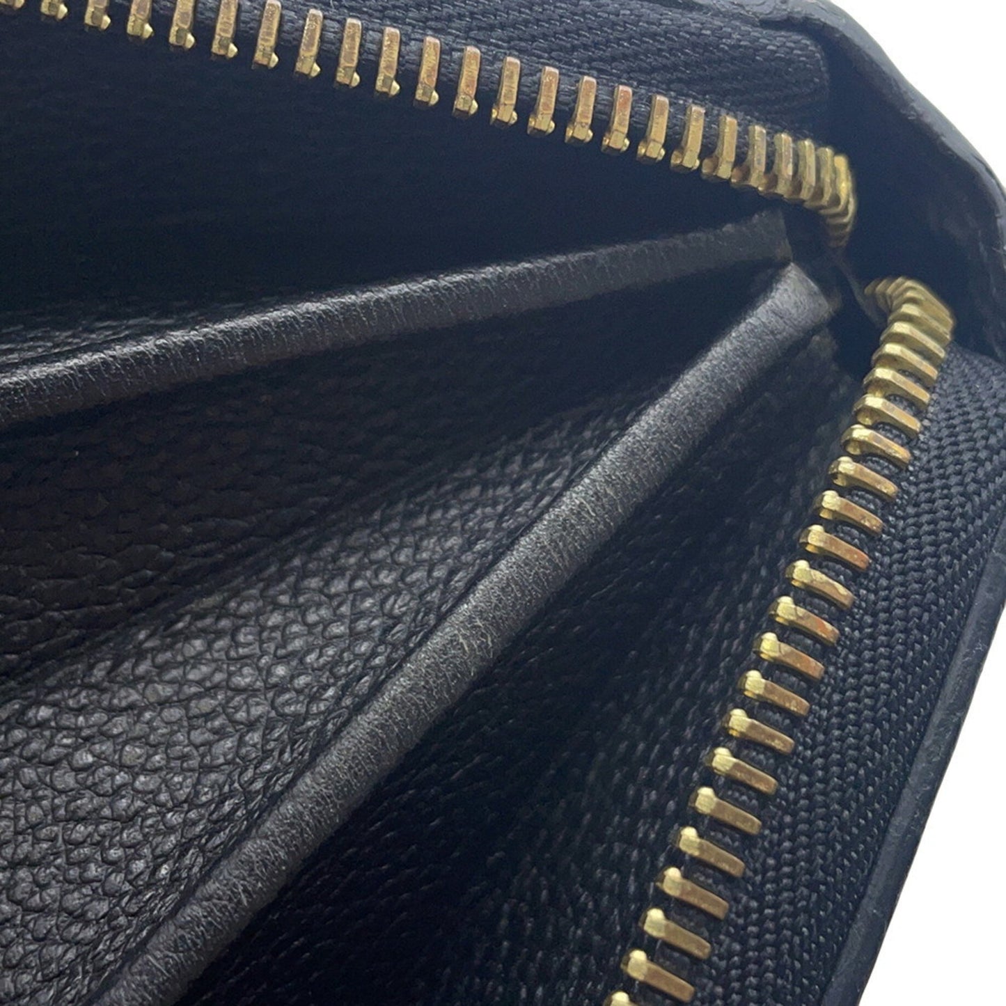 Louis Vuitton Long Wallet Monogram Empreinte Zippy M64805 Louis Vuitton Black