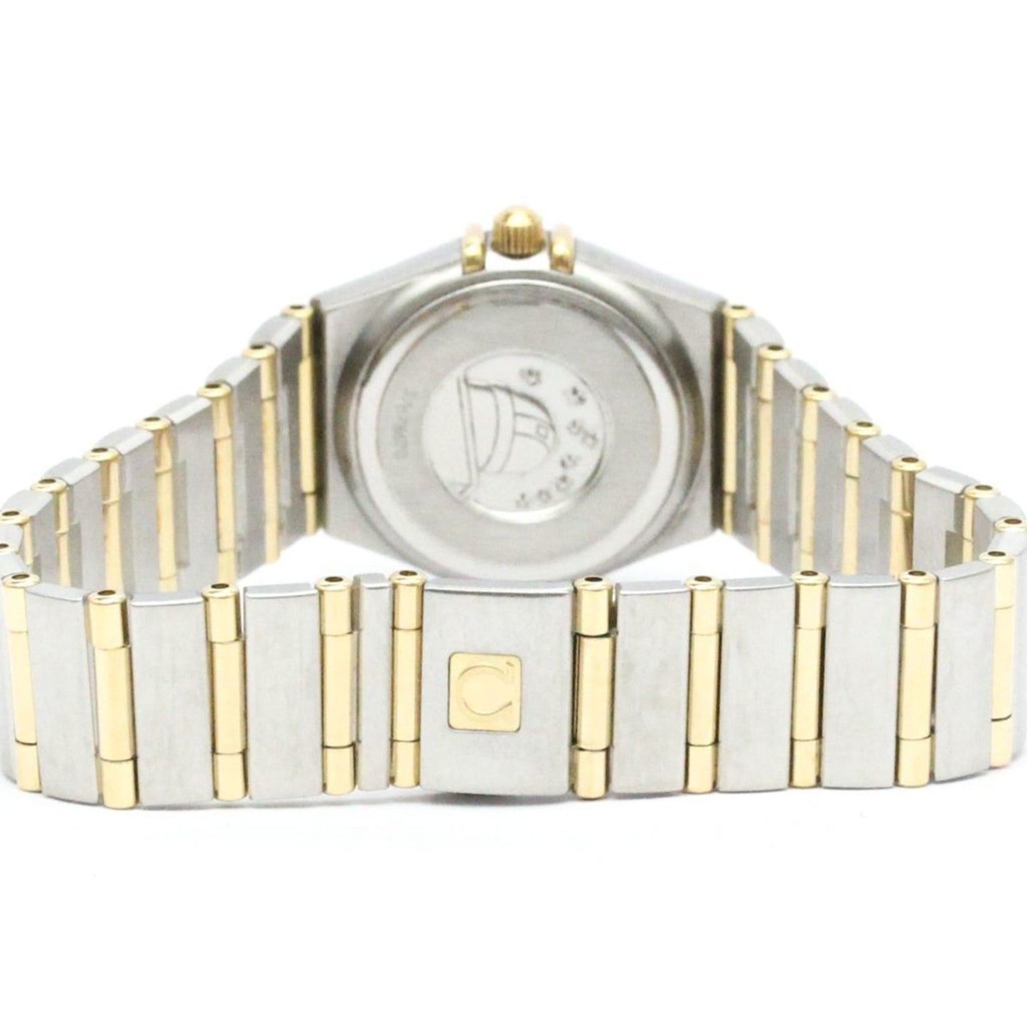 Polished Omega Constellation Diamond 18K Gold Steel Watch 1267.30 Bf581978
