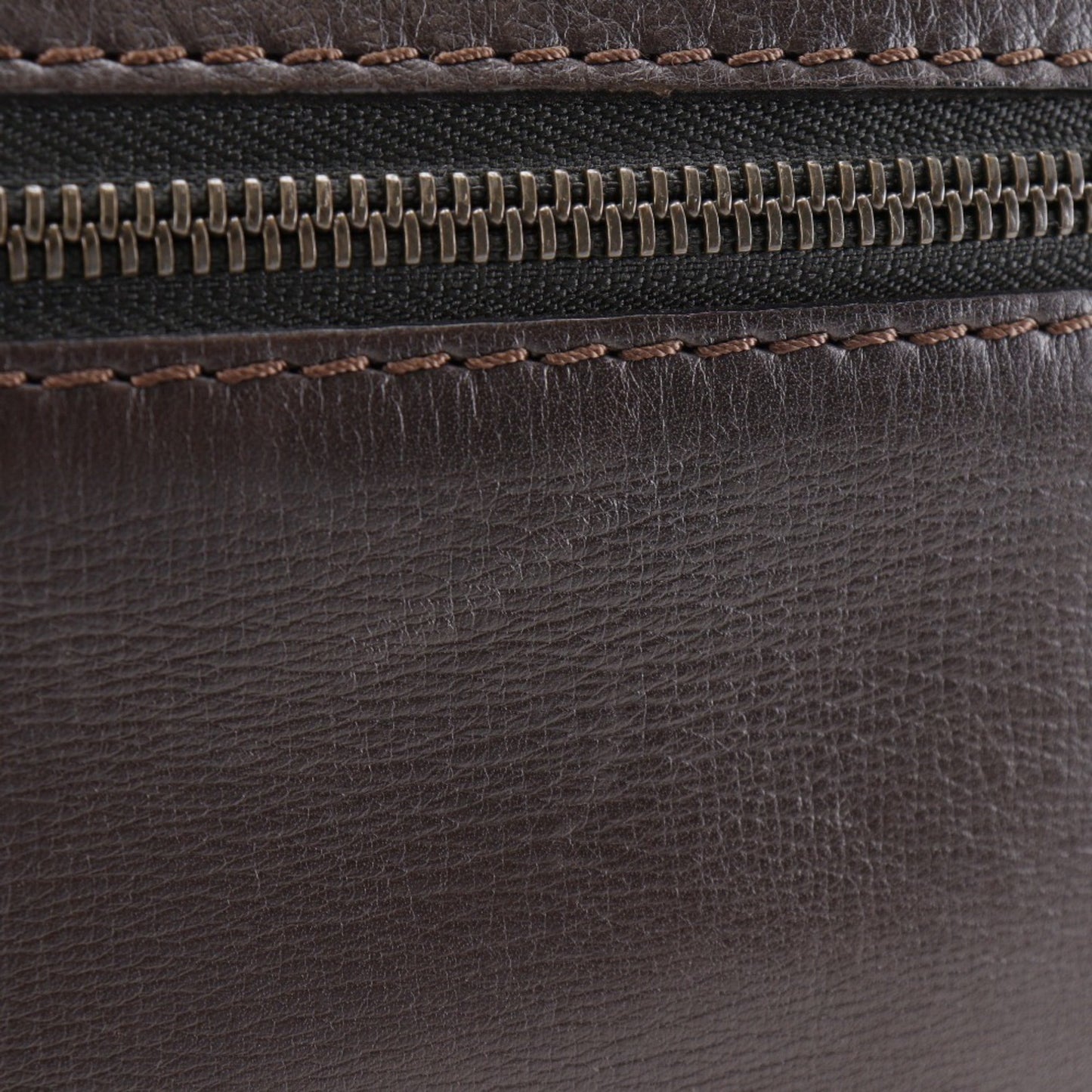 Louis Vuitton Louis Vuitton Sac Plat Shoulder Bag Utah M92073 Calfskin Cafe 2004 Brown Lm0024