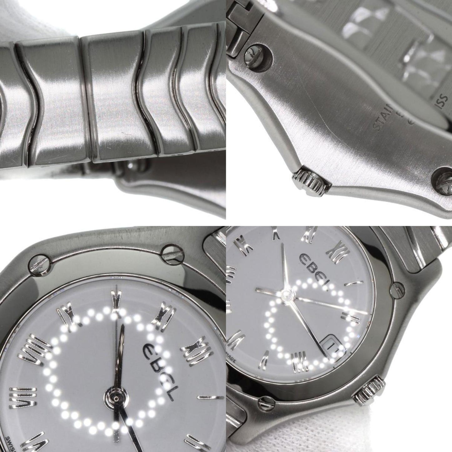 Ebel 9087F21 Classic Wave Watch Stainless Steel Ss