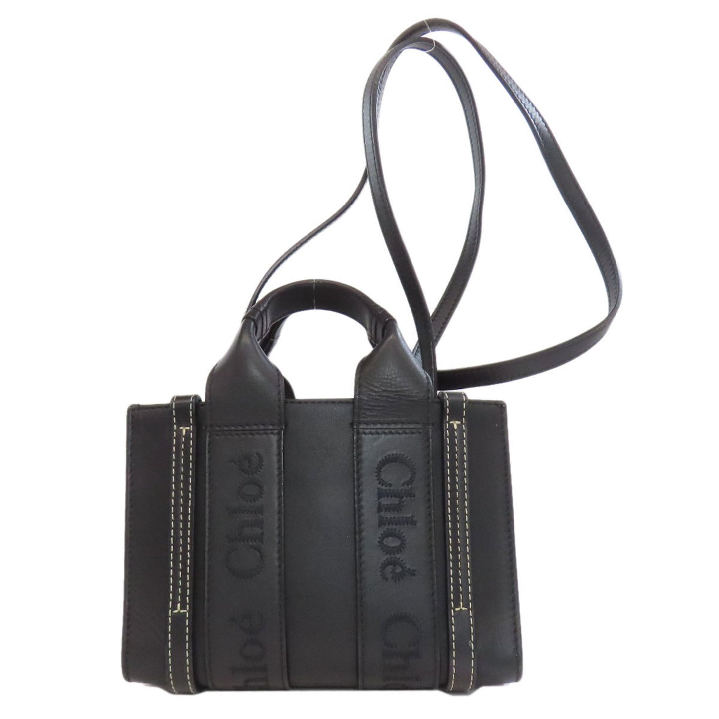 Chlo Chloe Woody Mini Shoulder Bag In Calfskin