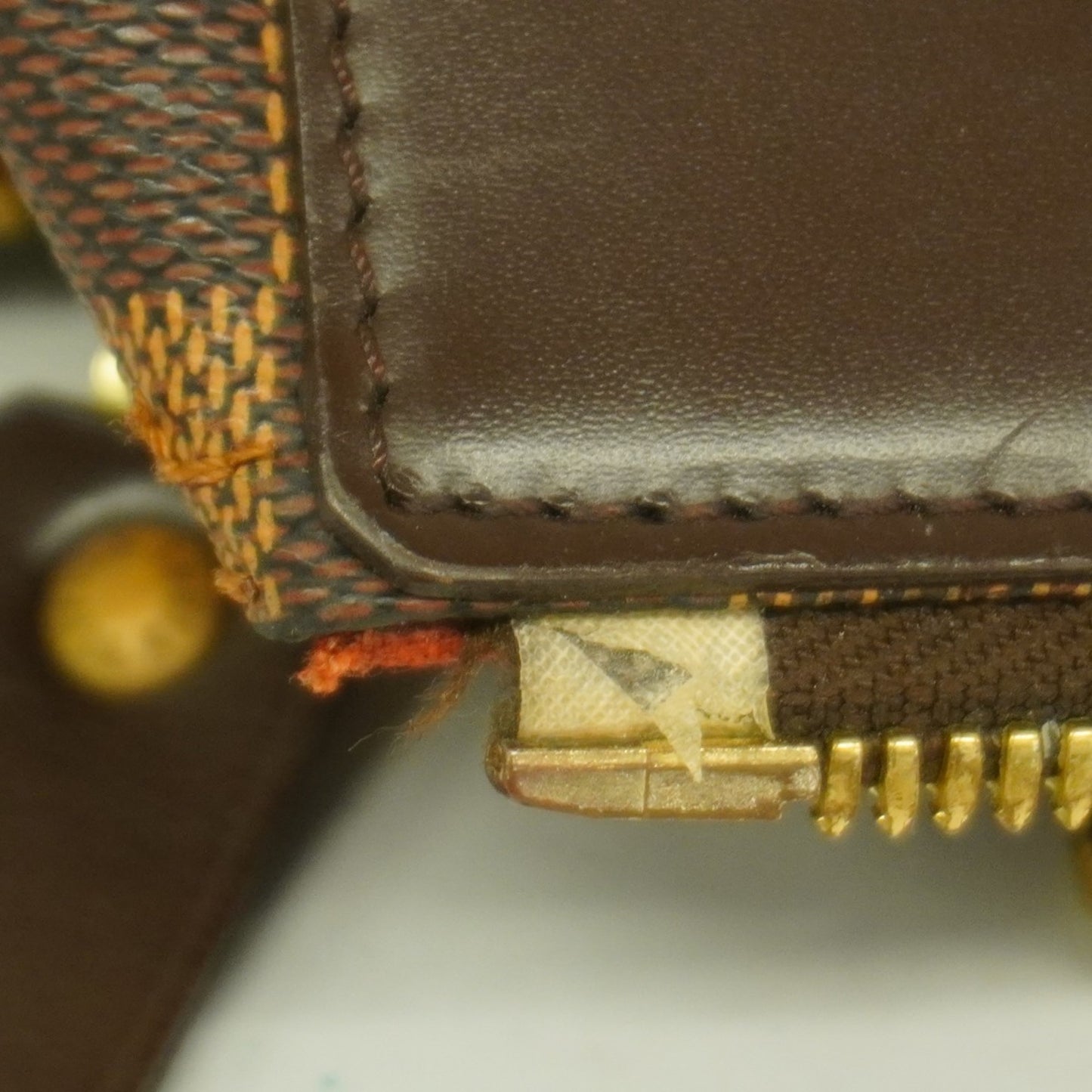 Louis Vuitton Boston Bag Damier Greenwich Pm N41165 Ebene