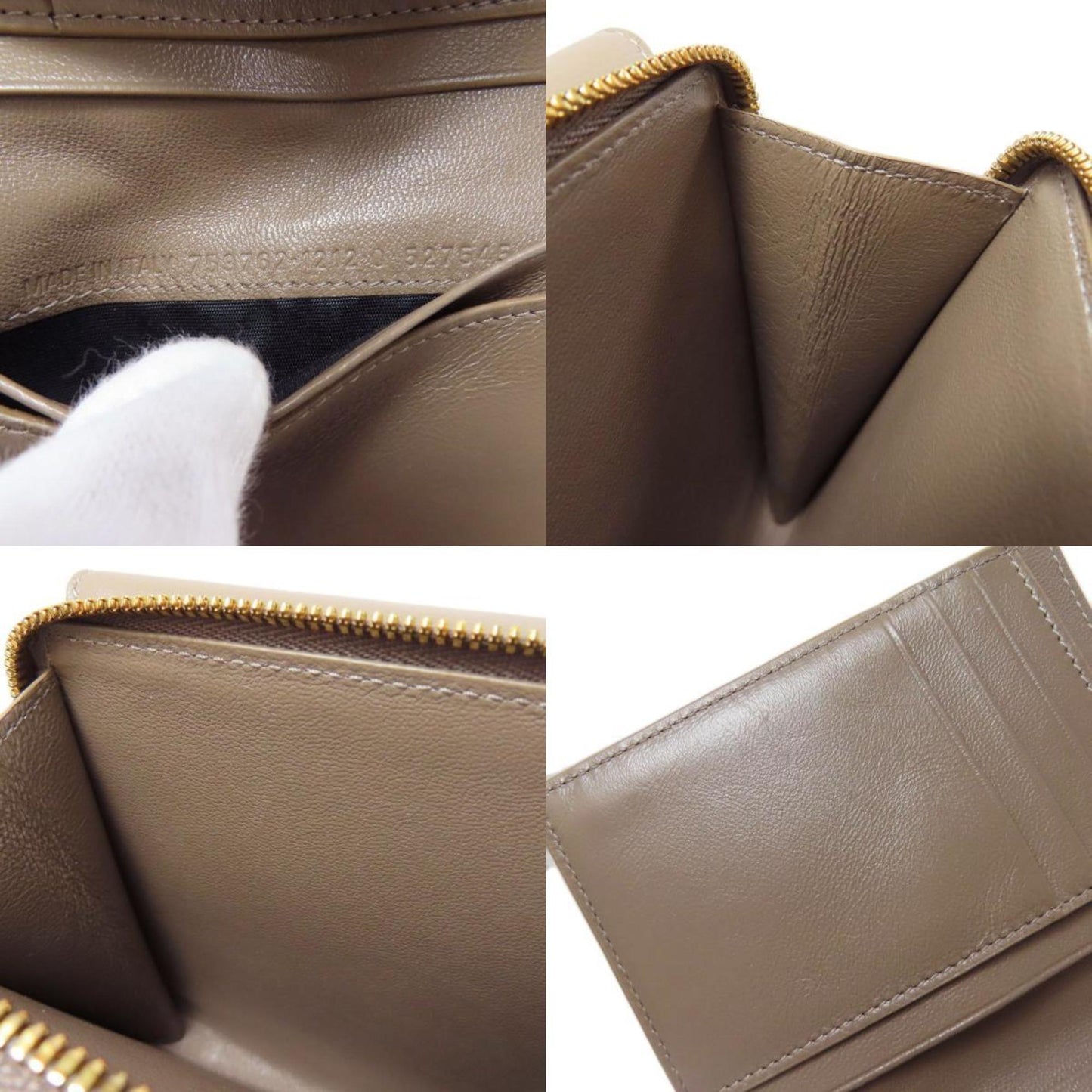 Balenciaga 753762 Leather Bifold Wallet