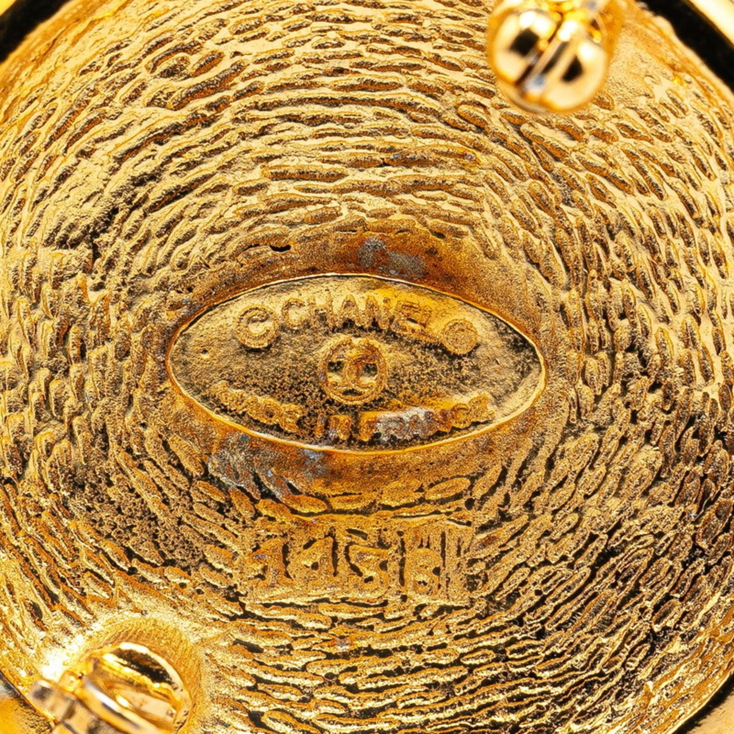 Chanel Coco Mark Brooch Gold Plated