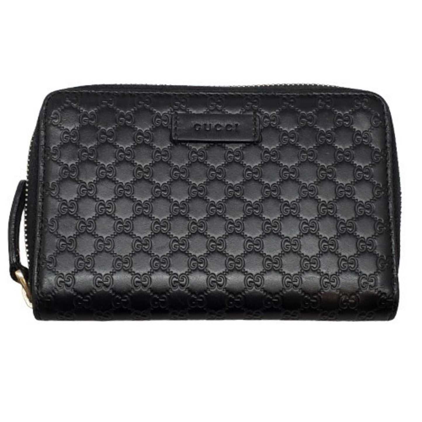 Gucci 449423 Guccissima Round Compact Wallet Purse