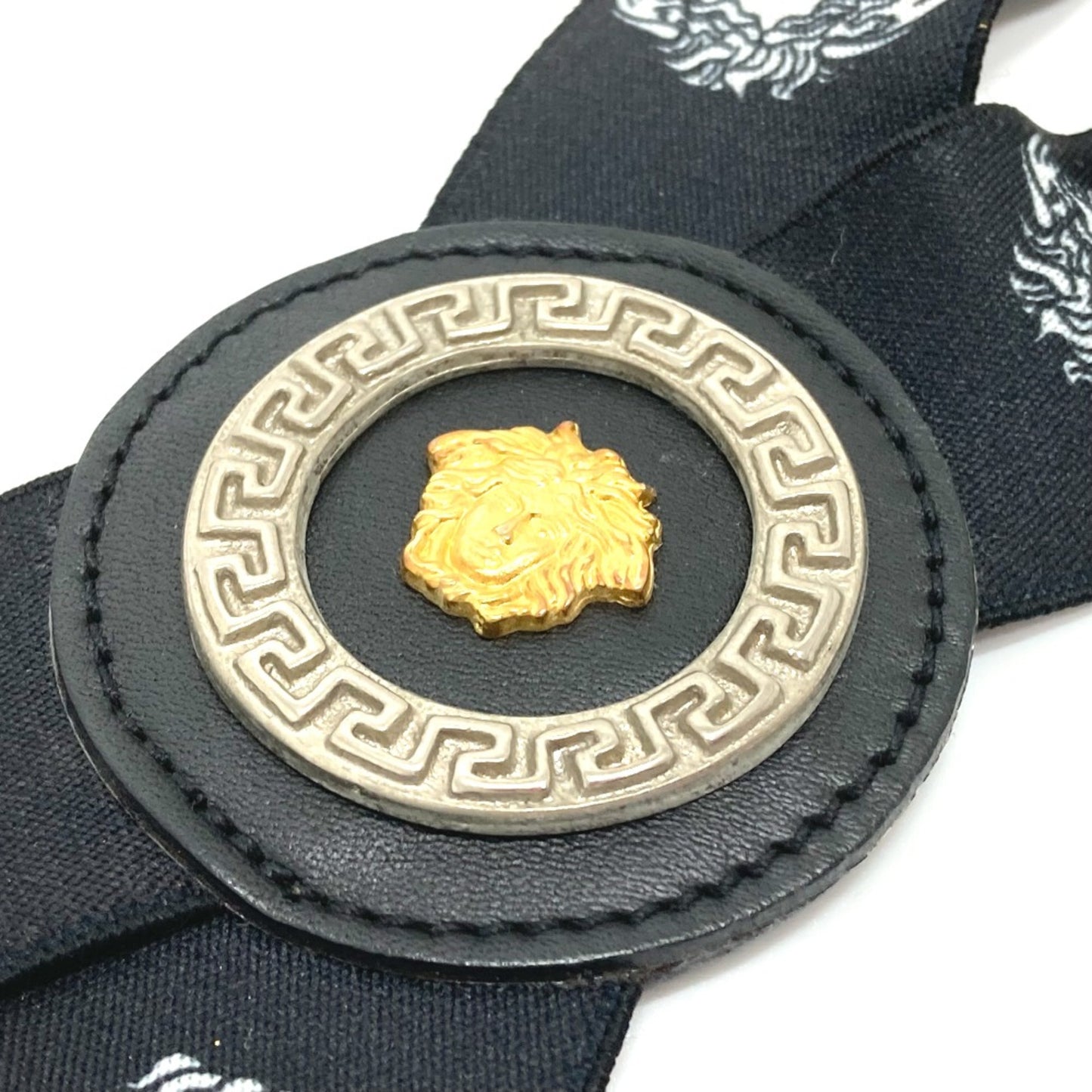 Versace Suspenders Trousers Hanging Fashion Accessories Belt Black