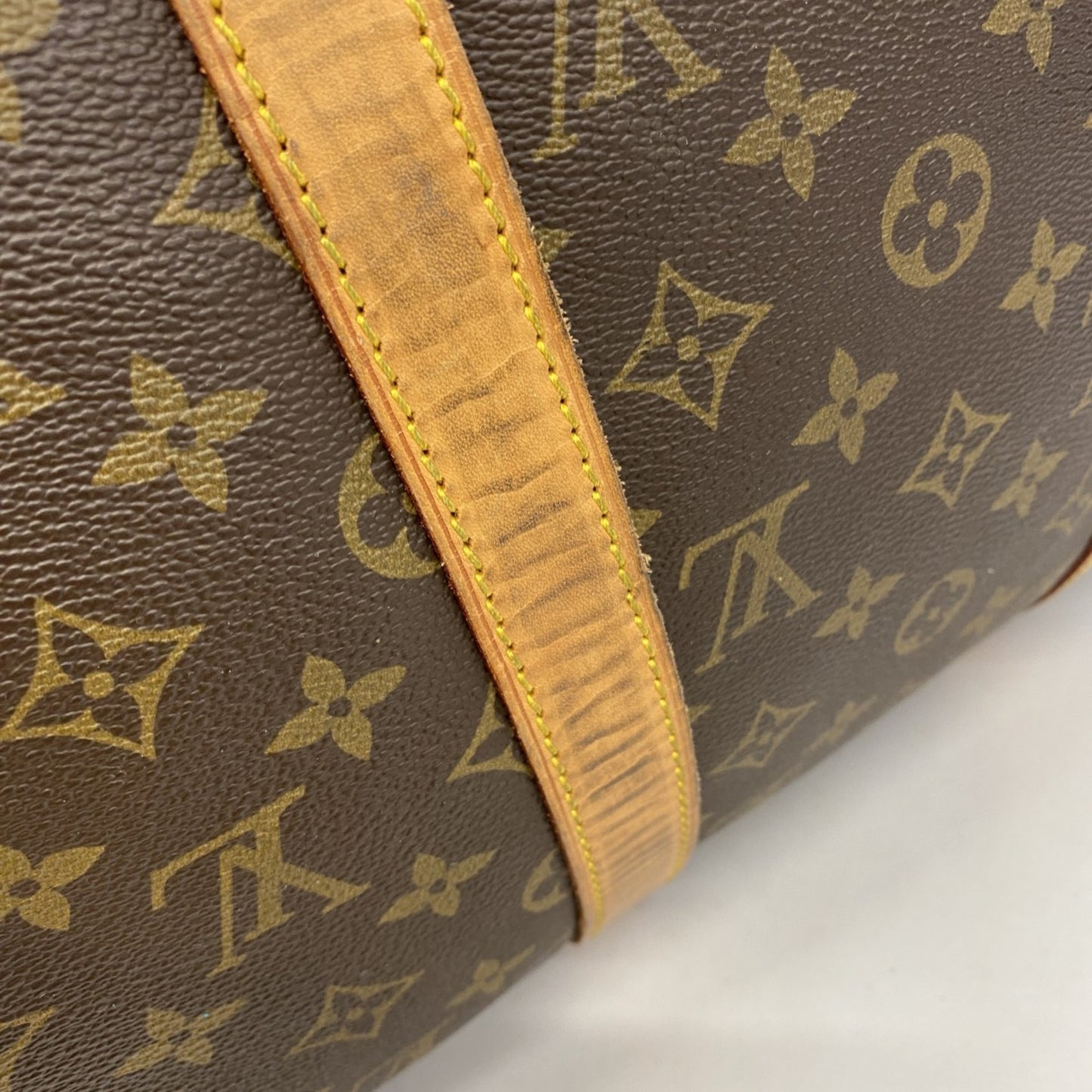 Louis Vuitton Monogram Keepall Bandouliere 50 Boston Bag M41416 Brown
