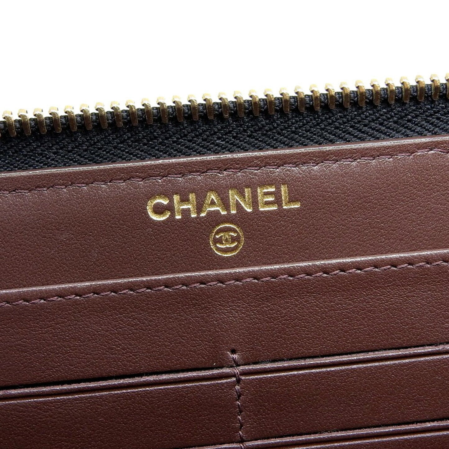 Chanel Coco Mark Round Long Wallet A50097