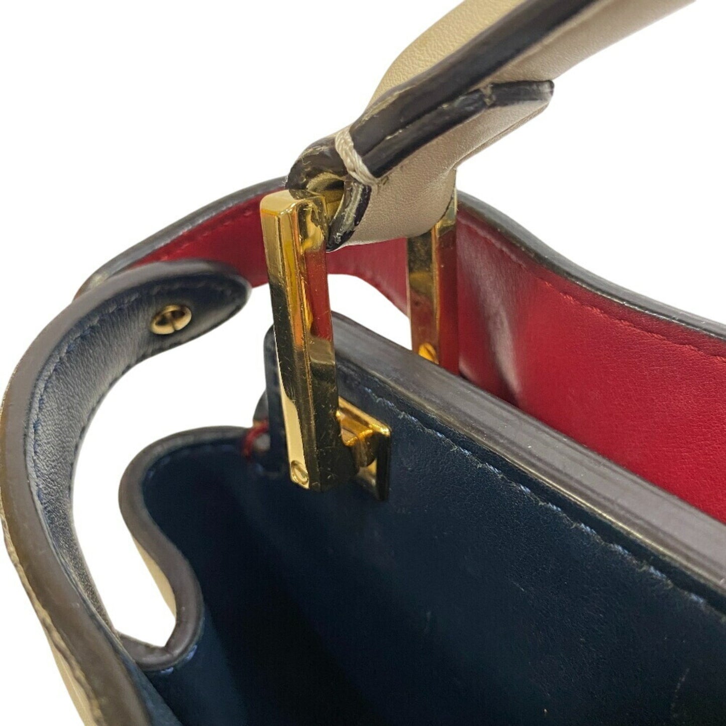 Fendi 8Bn302 Peekaboo Essential Shoulder Bag Handbag
