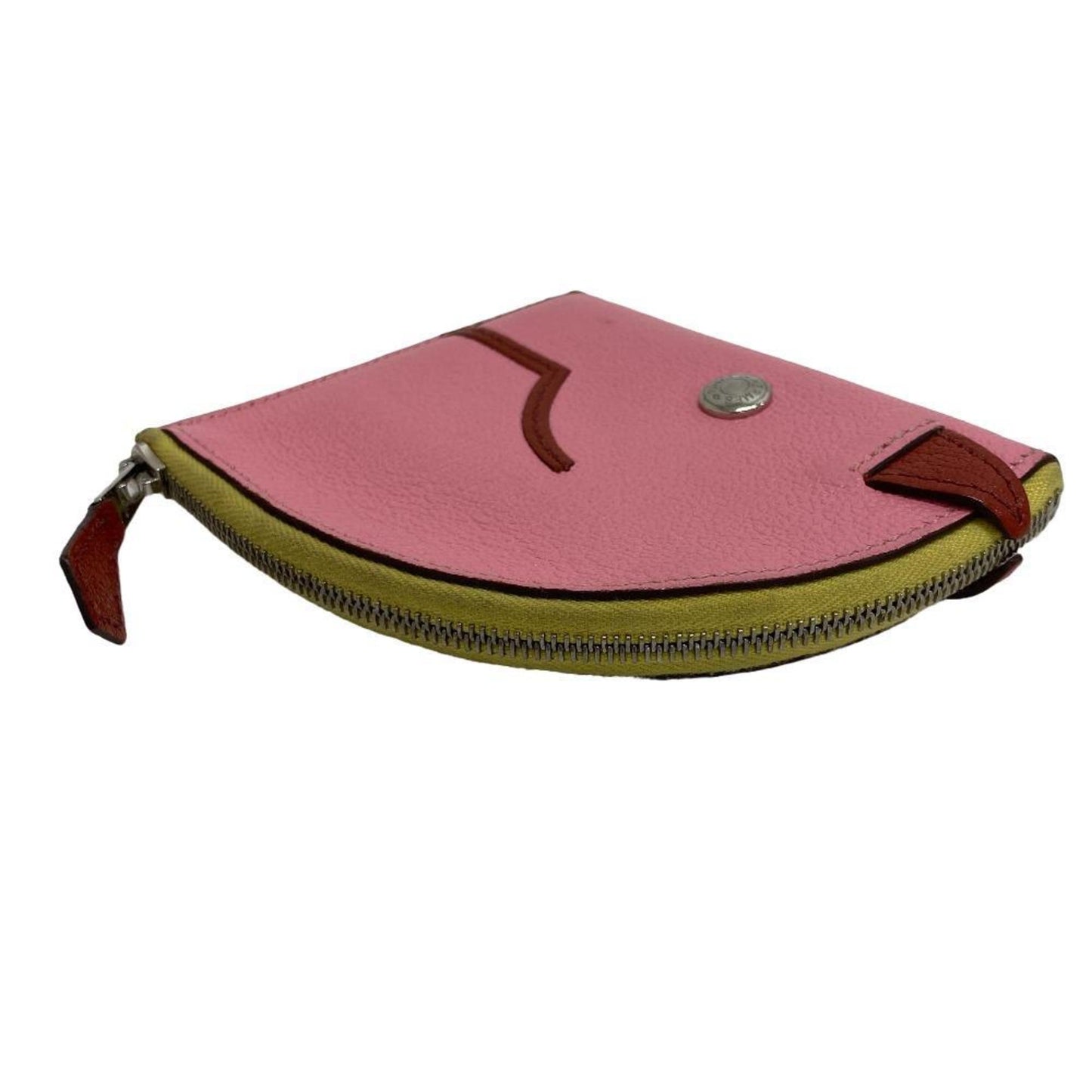 Hermes Paddock Chevre Misor Coin Case Pink