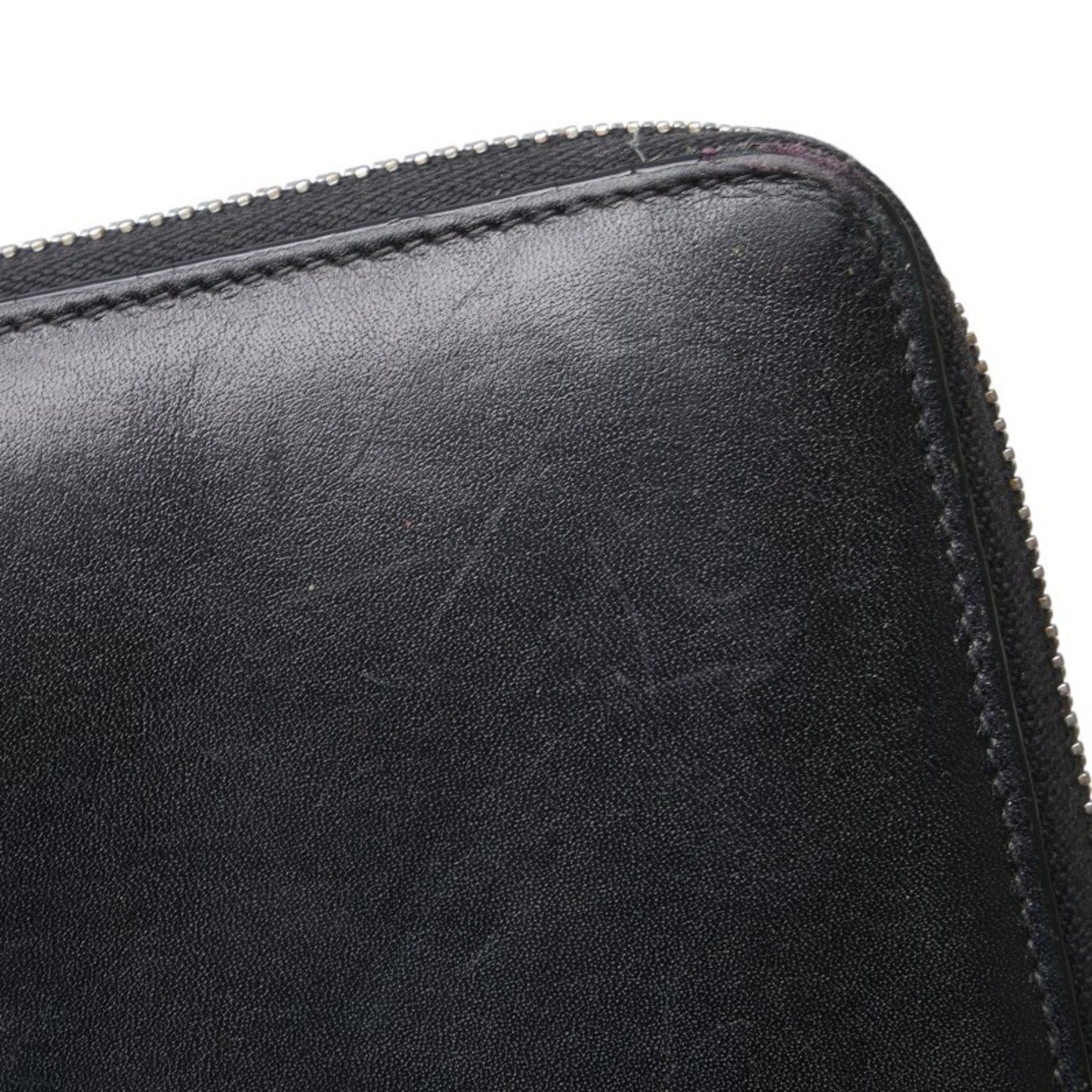 Loewe Anagram Long Wallet Black Leather