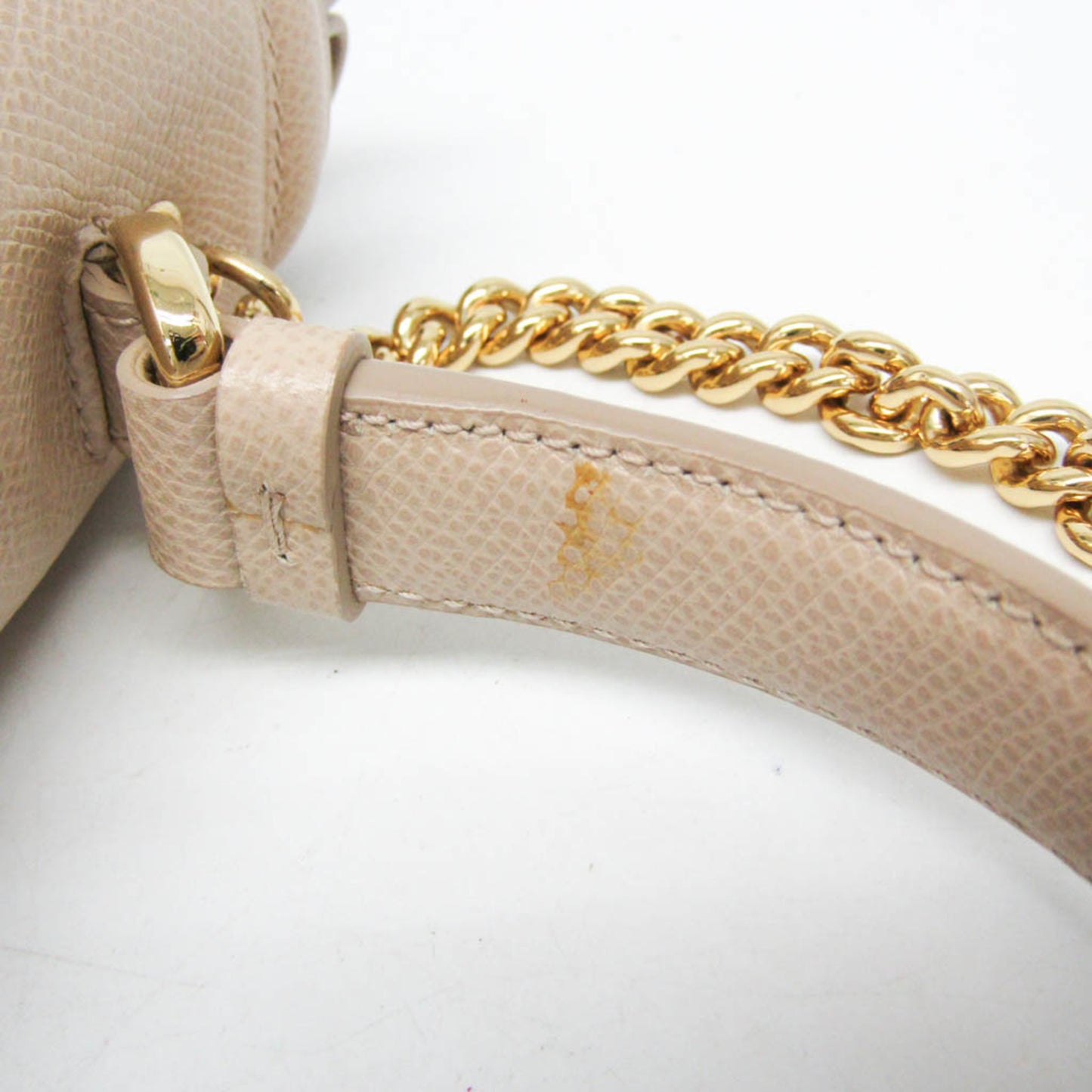 Salvatore Ferragamo Vara Au-21 G697 Chain Shoulder Bag Women'S Leather Handbag