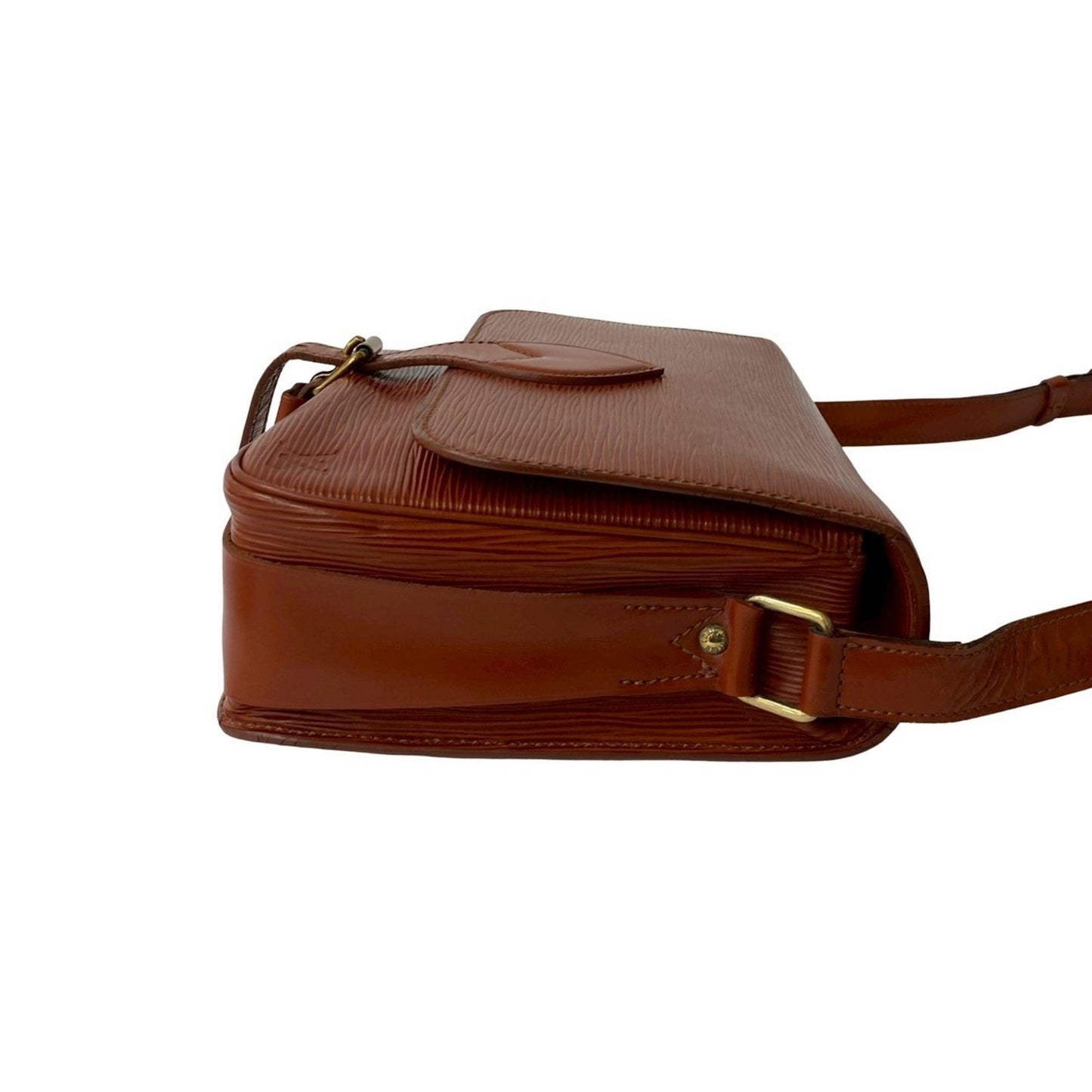 Louis Vuitton Culteciel Epi Leather Shoulder Bag/Pochette In Kenya Brown