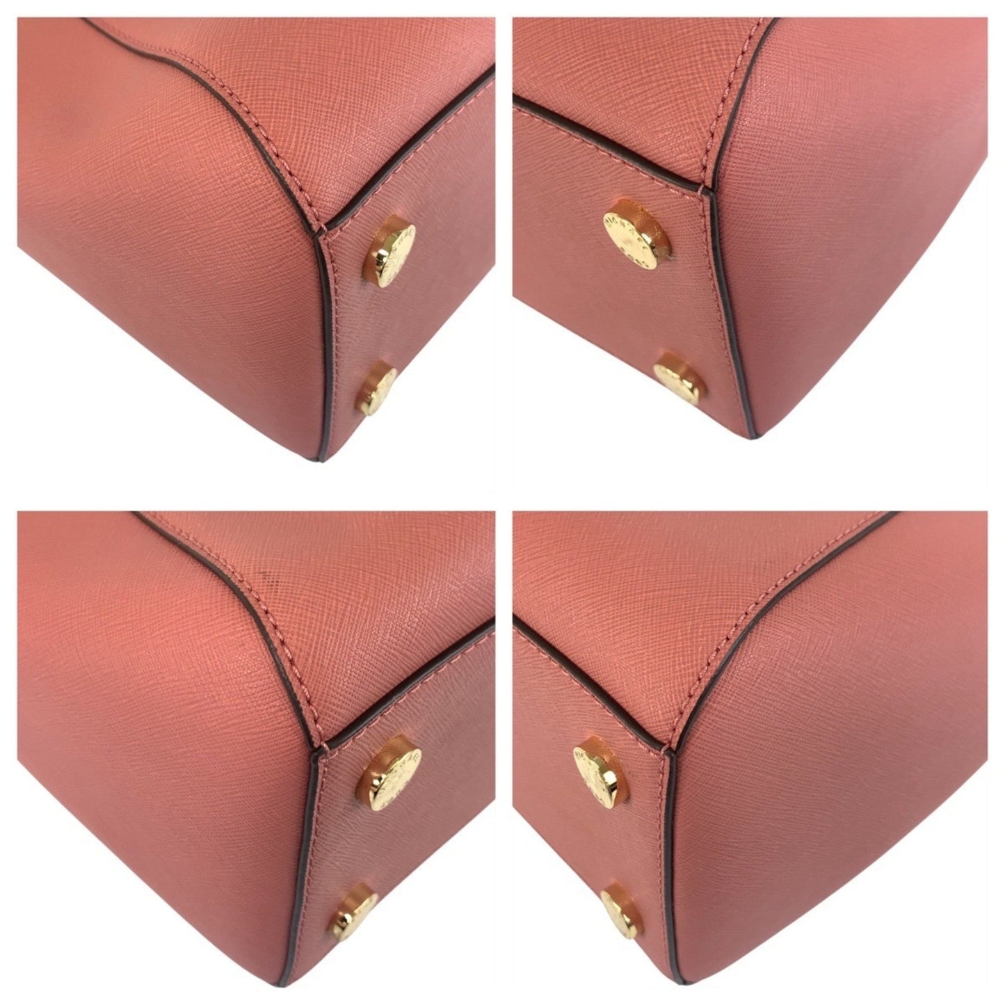 Michael Kors Ciara Pink Gold Hardware Leather 35H5Gc6S3L Handbag Shoulder Bag 2Way