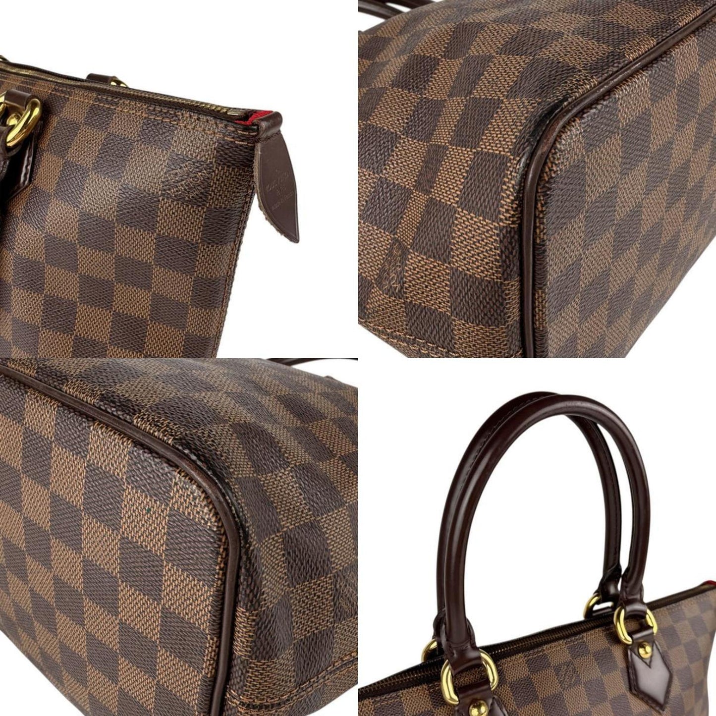 Louis Vuitton Louis Vuitton Handbag Damier Saleya Pm Canvas Ebene