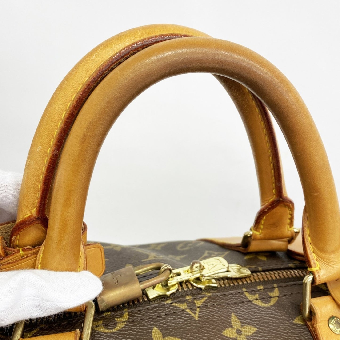 Louis Vuitton Monogram Keepall 55 Boston Bag M41424 Brown
