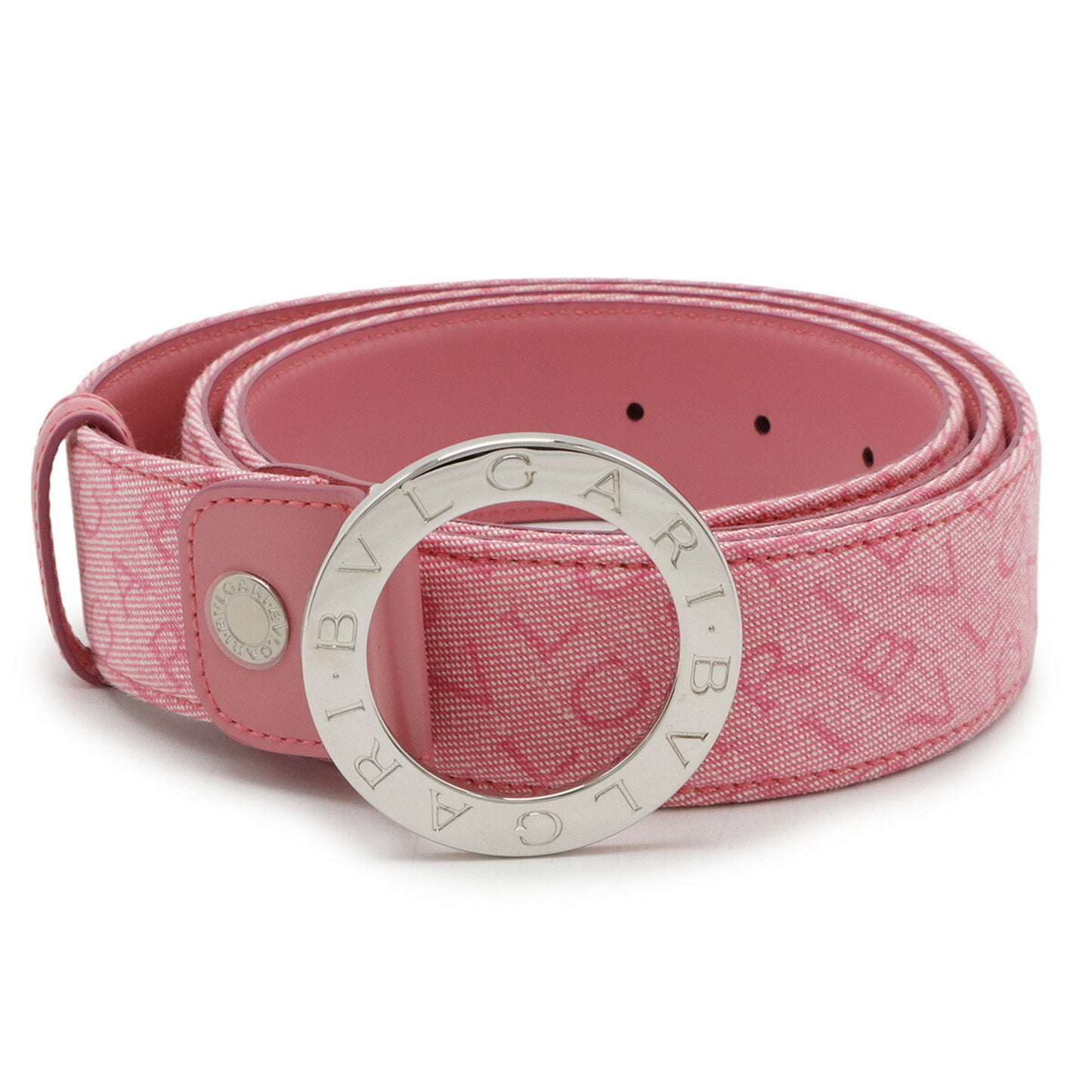Bvlgari Bvlgari Mania Belt Round Buckle Canvas
