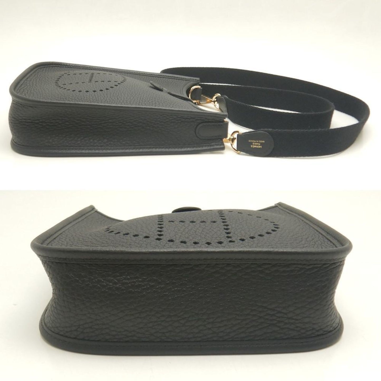Hermes Evelyn Tpm Shoulder Bag In Taurillon Clemence Leather