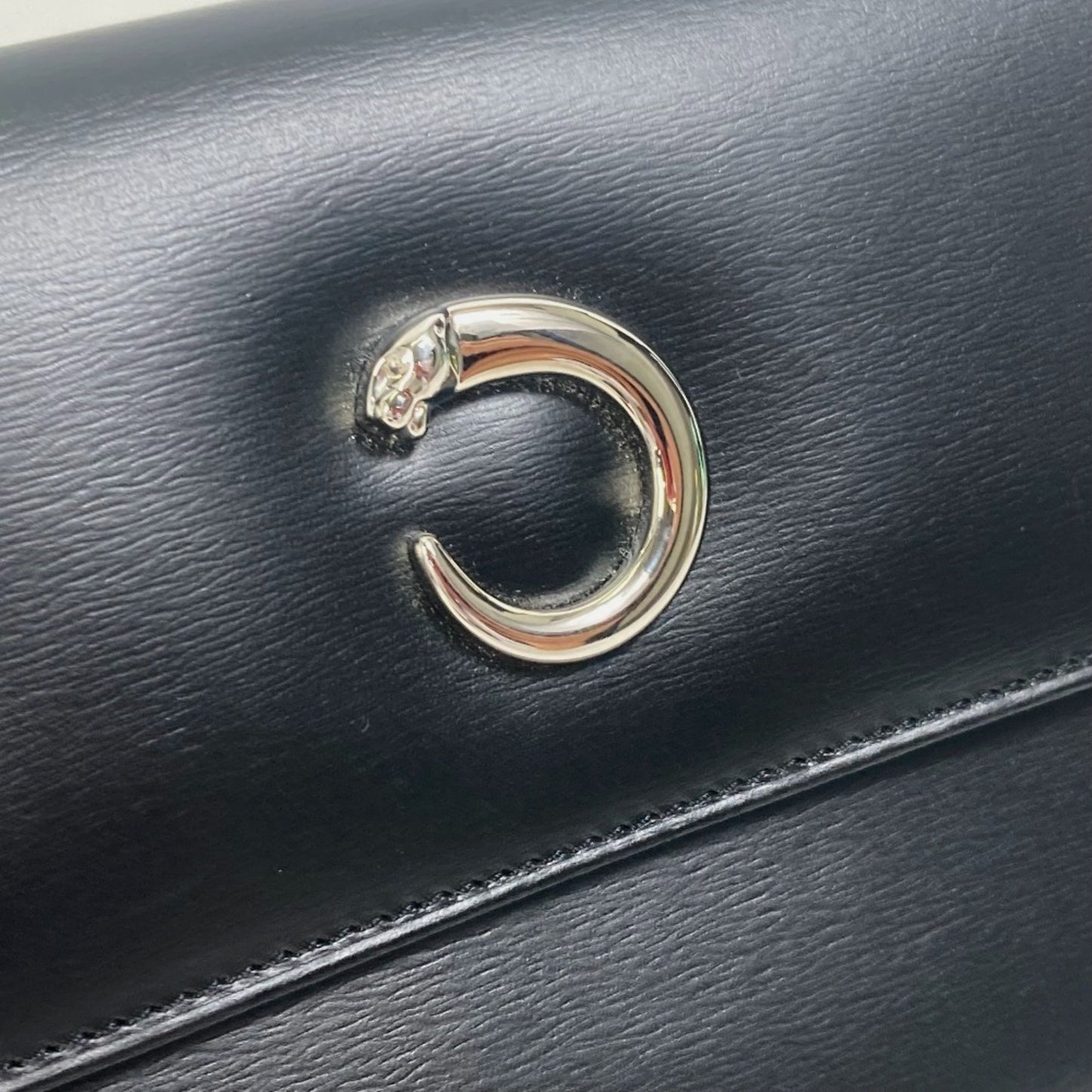 Cartier Panthre Tri-Fold Long Wallet Leather