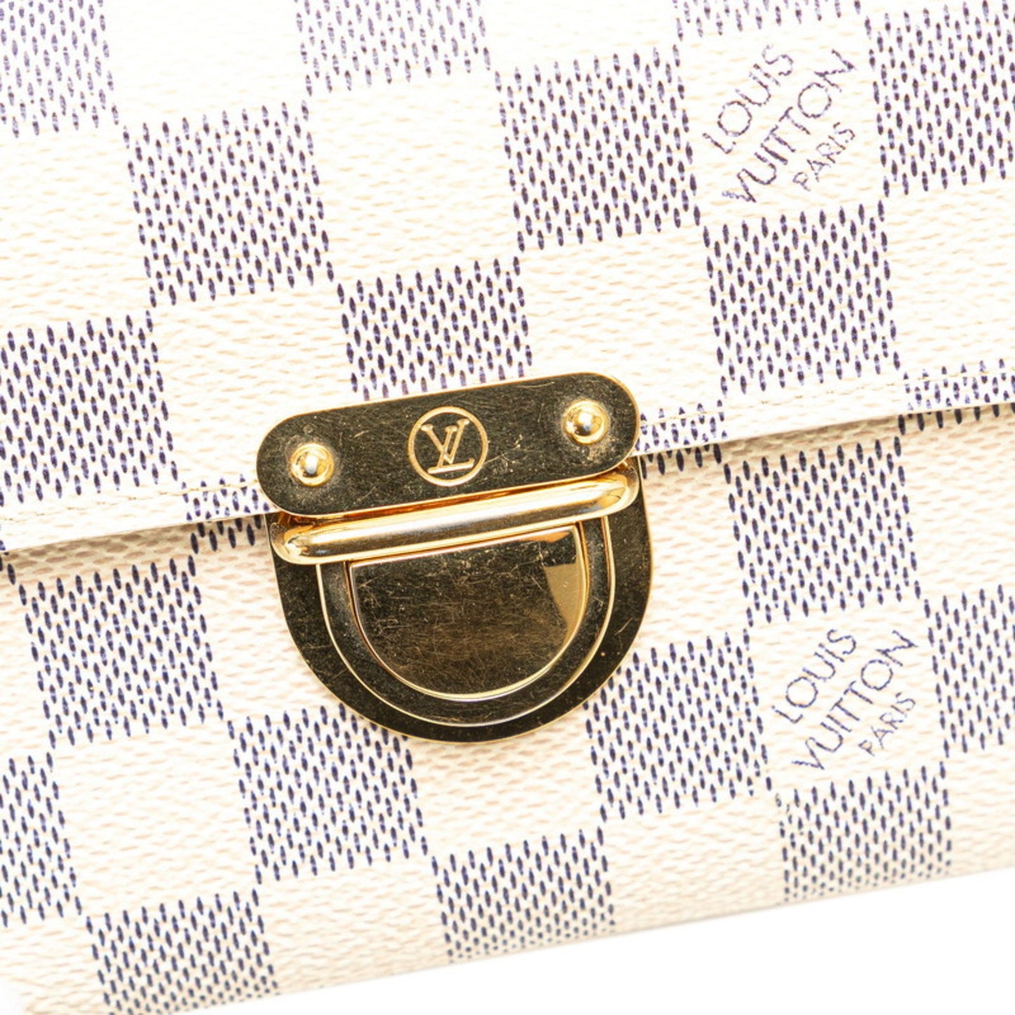 Louis Vuitton Damier Azur Portefeuille Koala Tri-Fold Wallet N60013 White