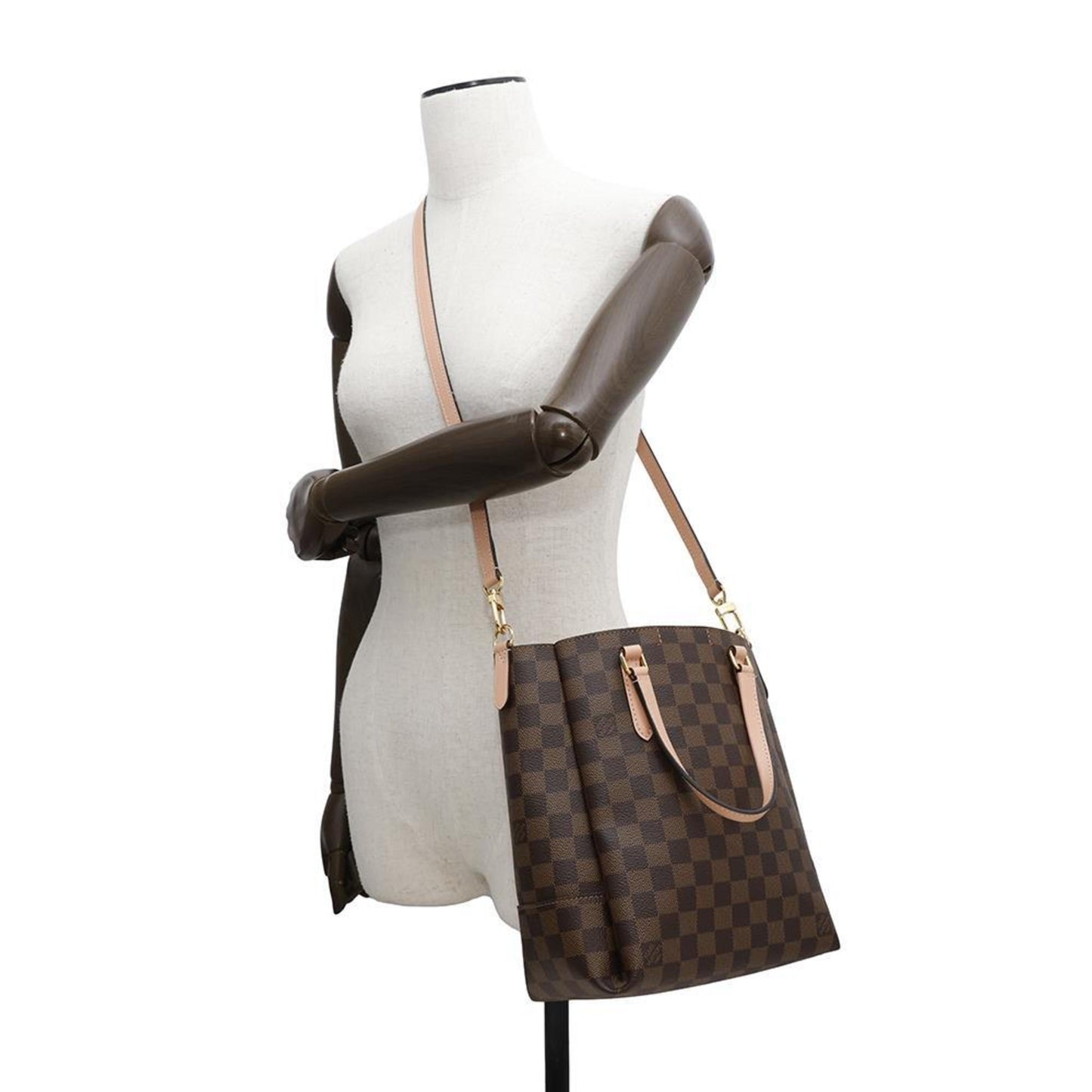 Louis Vuitton Handbag Damier Ebene Belmont Nv Bb N60297 Louis Vuitton 2Way Pink