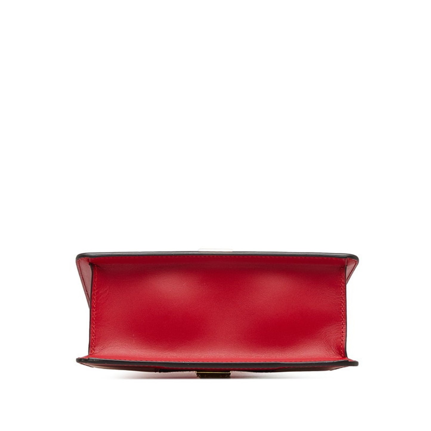 Gucci Sylvie Handbag Shoulder Bag 470270 Red Leather