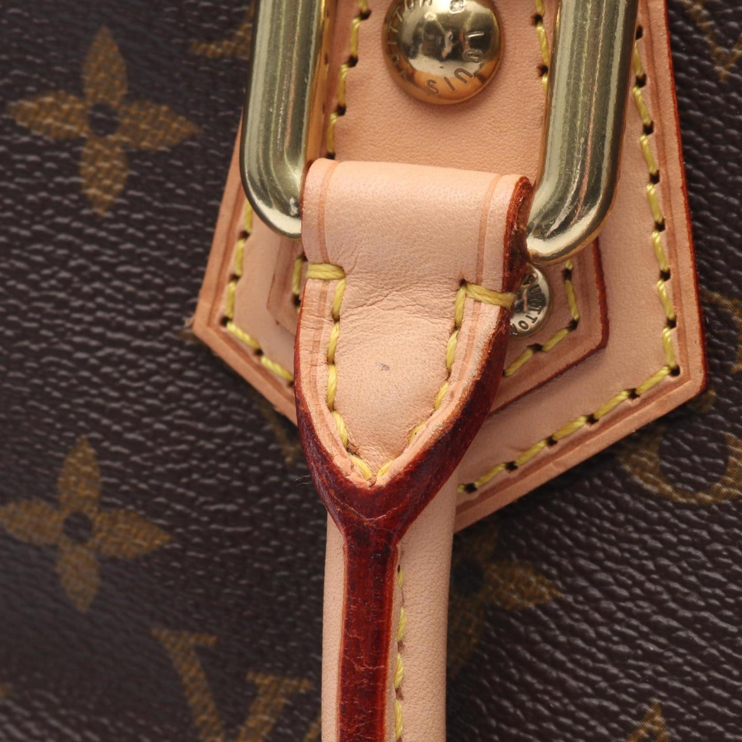 Louis Vuitton Manhattan Pm Handbag Coated Canvas Leather Monogram