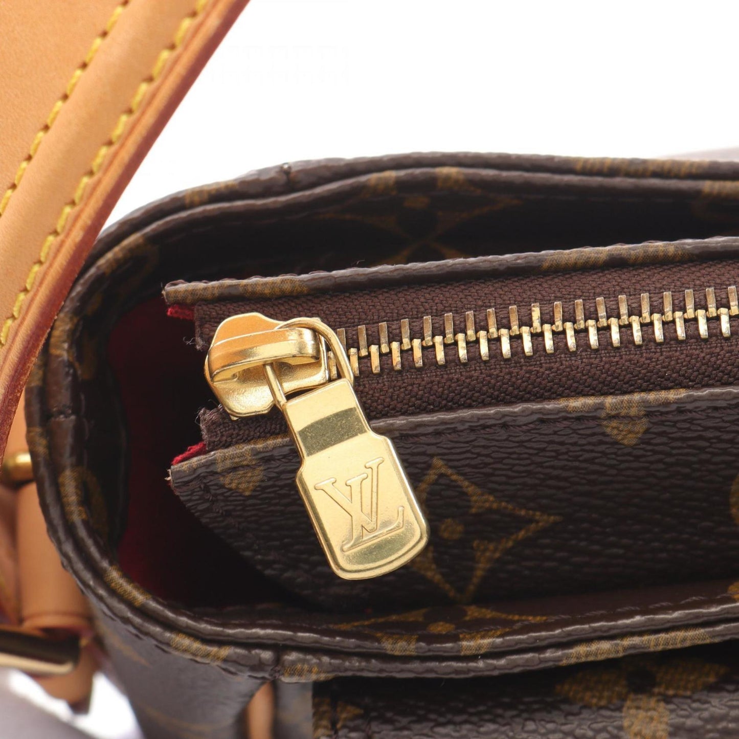 Louis Vuitton Viva Cite Gm Monogram Shoulder Bag Coated Canvas Leather