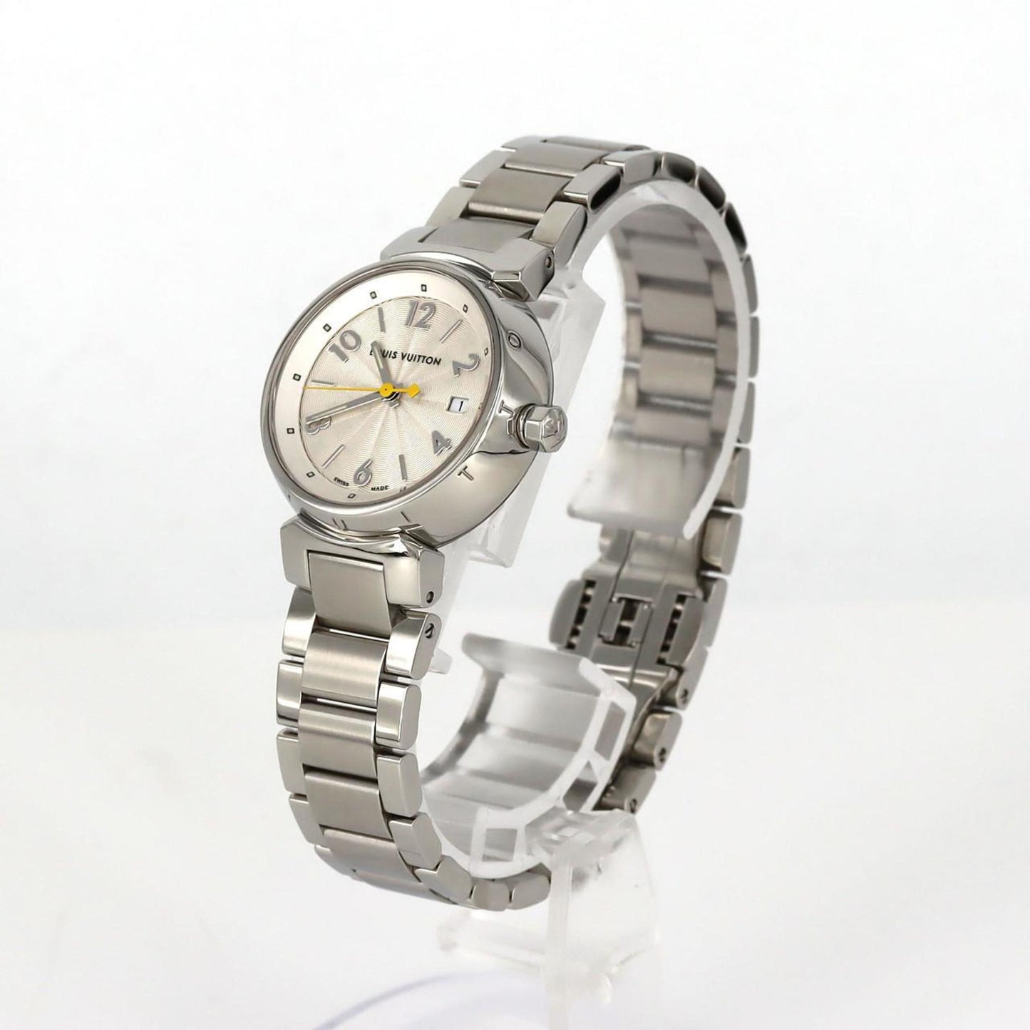 Louis Vuitton Tambour Q121K Ss Wristwatch Quartz