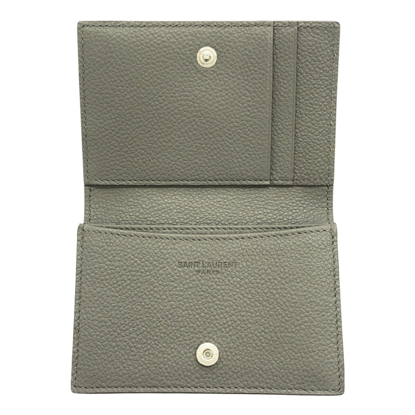Saint Laurent Saint Laurent Card Case Business Holder Pass 468994 Gray Mikunigaoka Store
