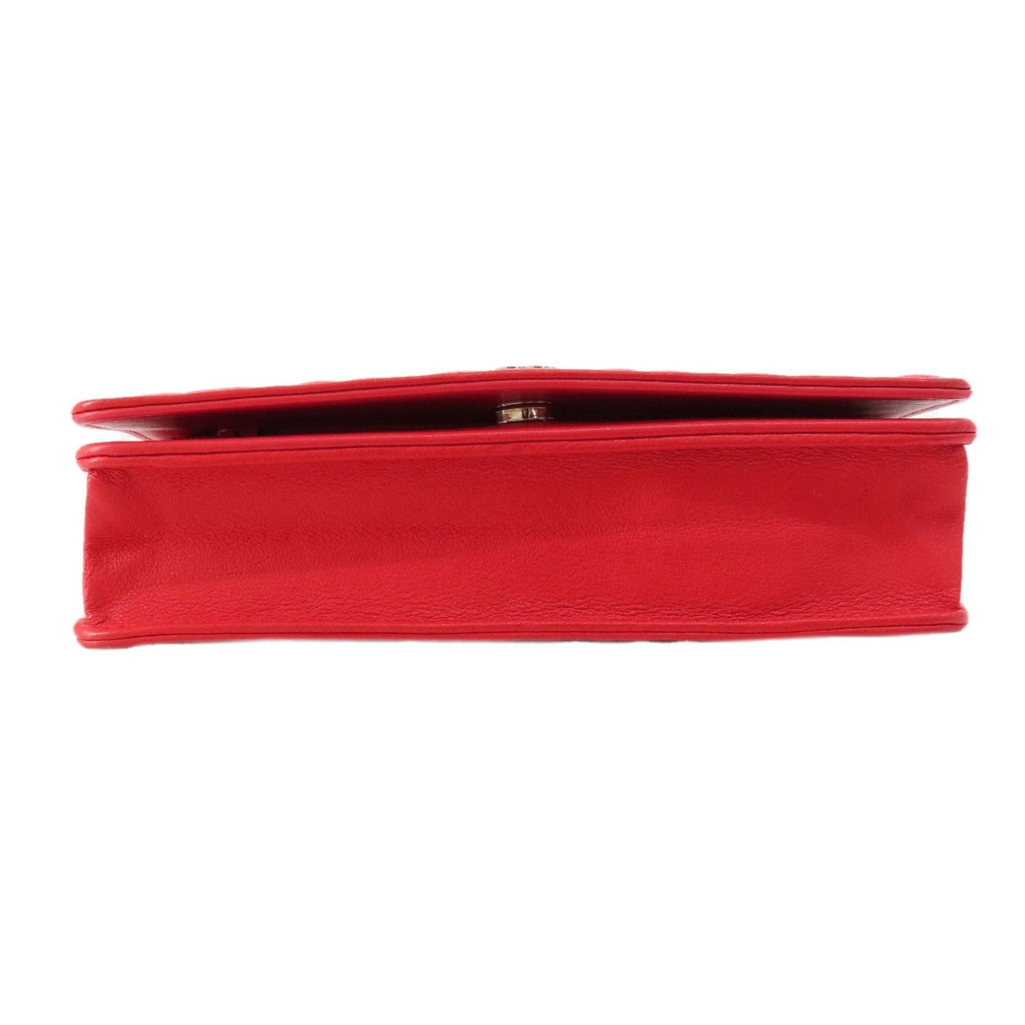 Chanel Chain Wallet Camellia Coco Mark Long Leather