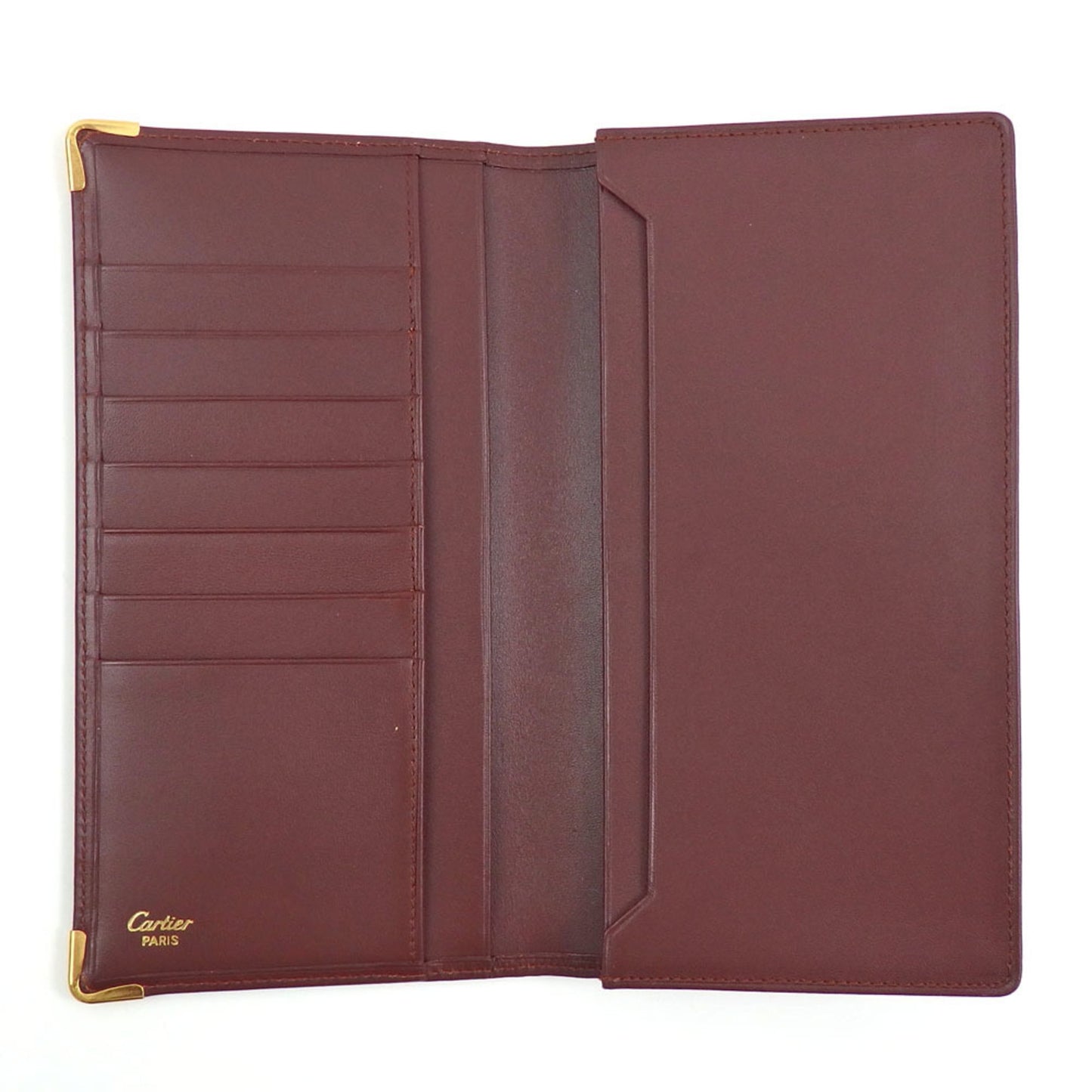 Cartier Bi-Fold Long Wallet Must Line