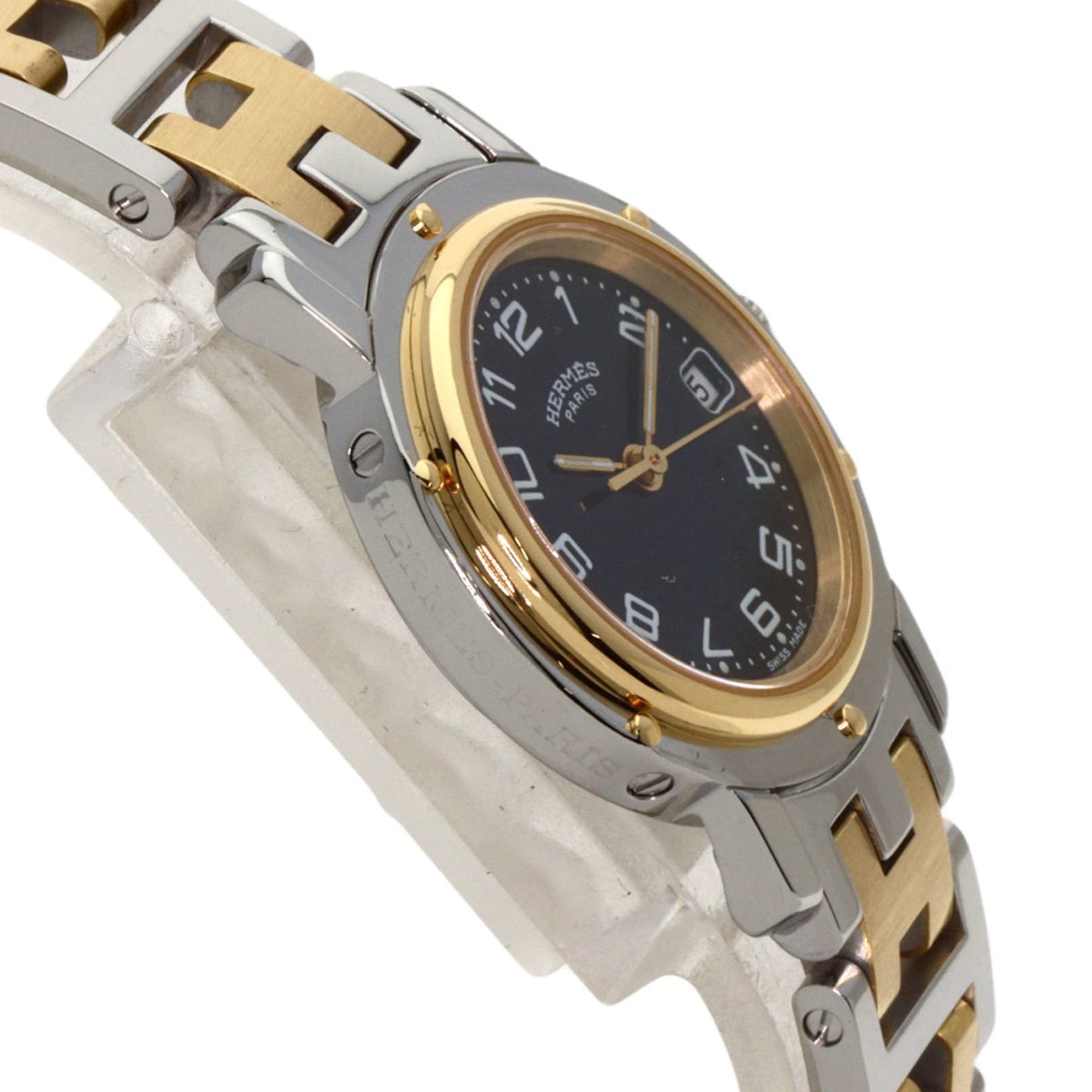 Hermes Clipper Watch Stainless Steel Ssxgp