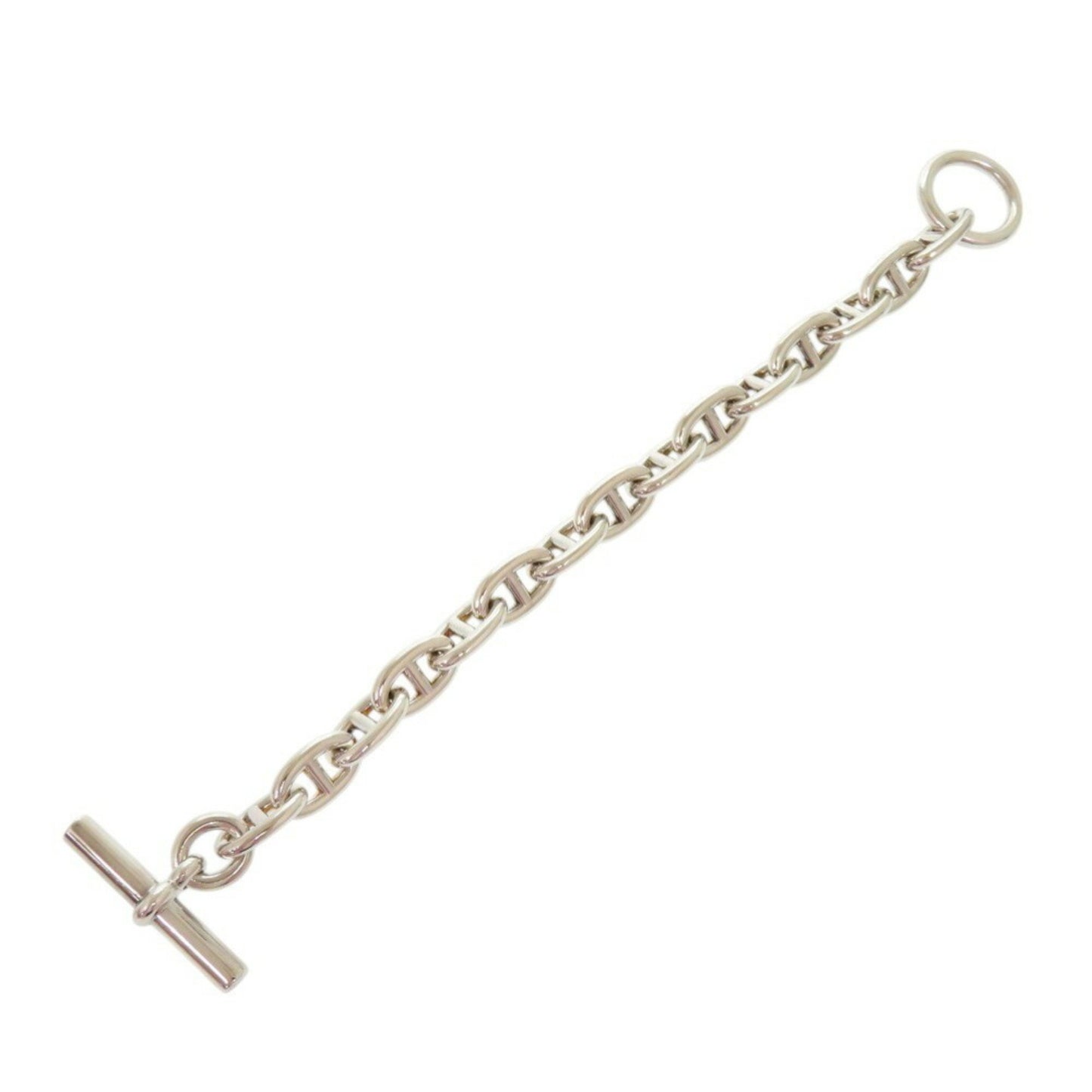 Hermes Chaine D'Ancre Mm 15 Links Silver 925 Bracelet 0365Hermes