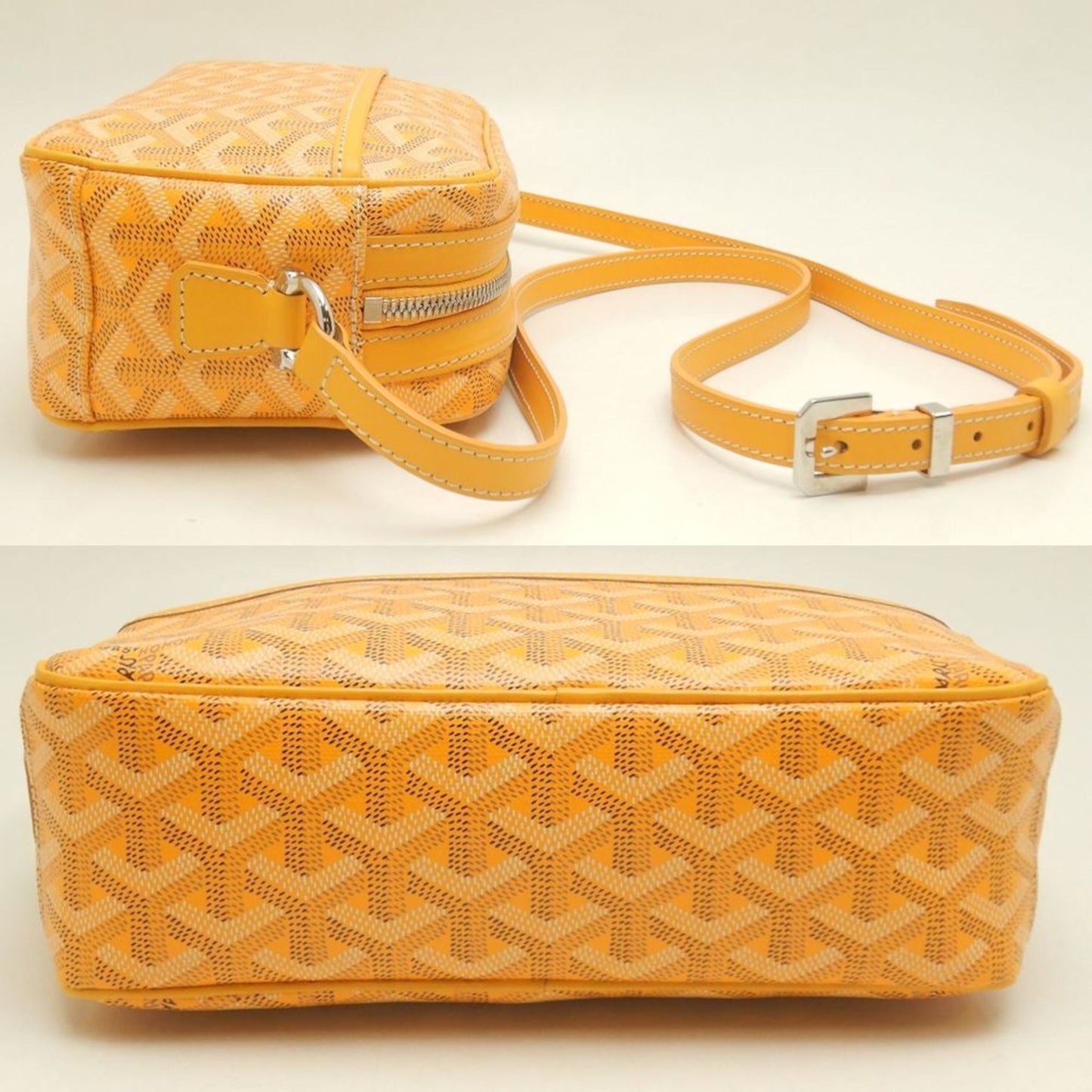 Goyard Goyard Cap Vert Pm Capve2Pmlty08Cl08P Shoulder Bag In Coated Canvas And Leather